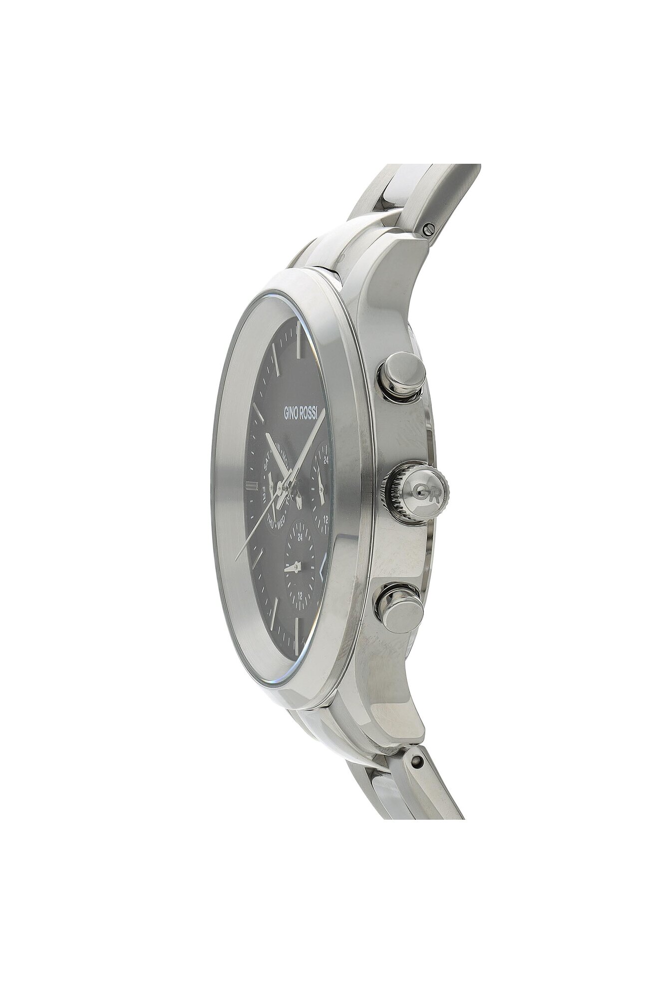 Zegarek Gino Rossi GR GIFT SET 02M SILVER Srebrny