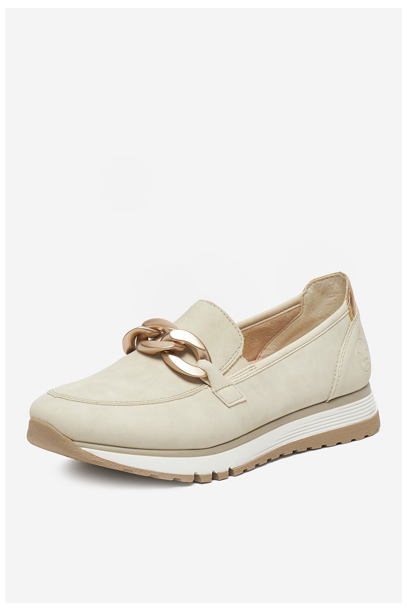 Mokasyn Rieker 49051-60 Kremowy