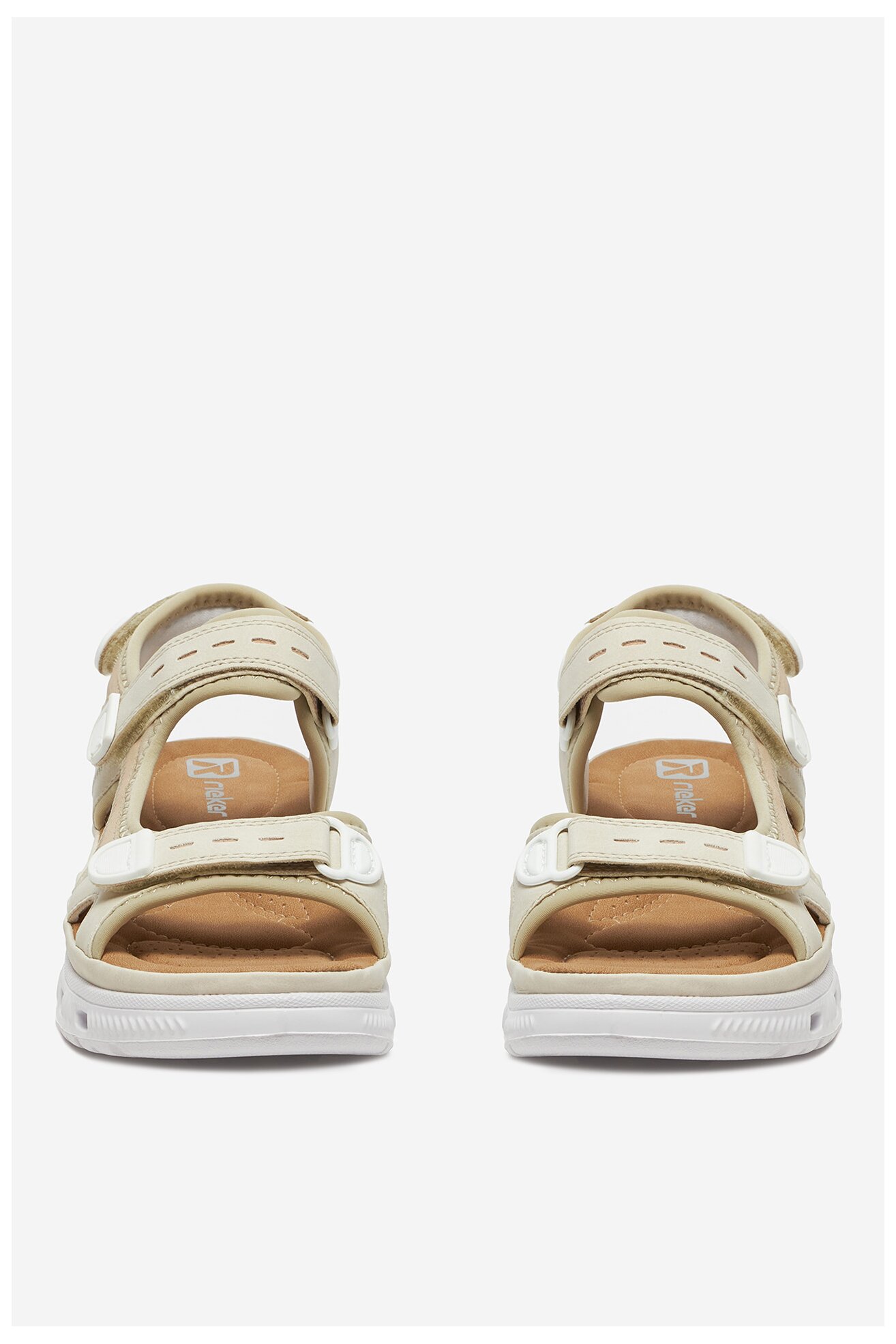 Sandały Rieker 64074-60 Beżowy jasny