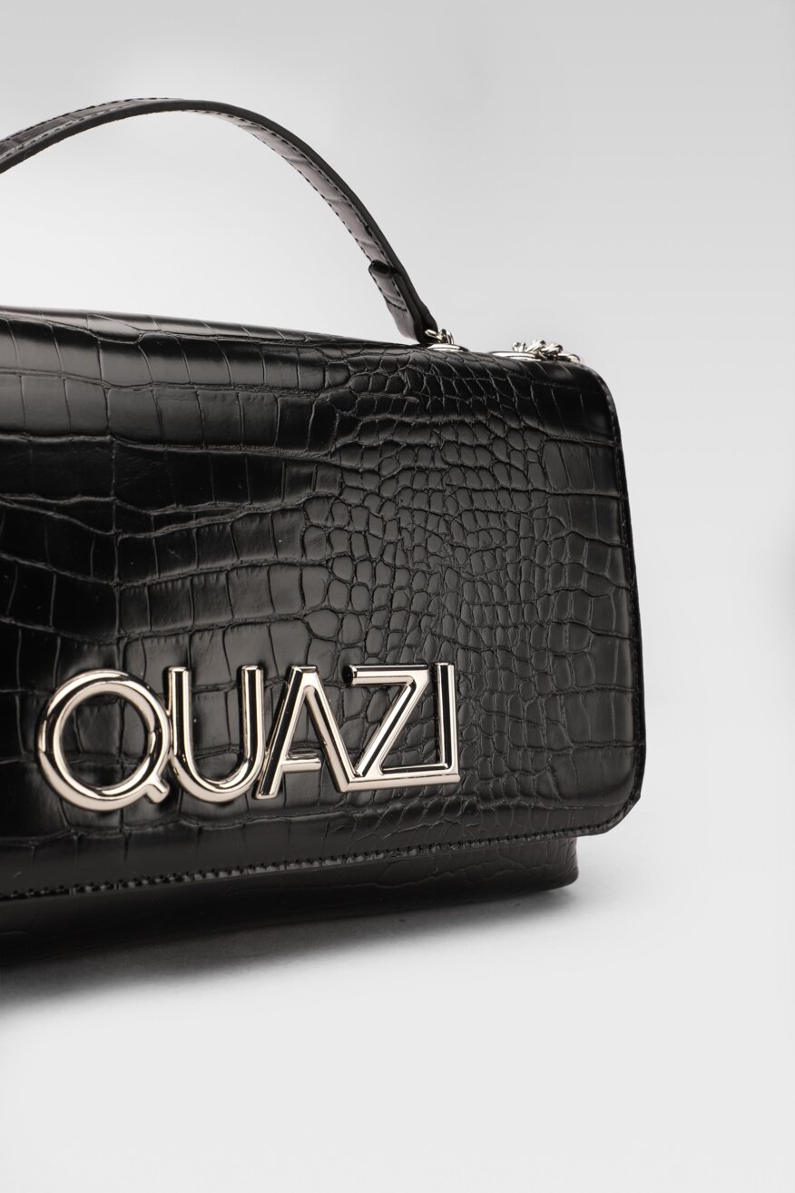 
                Quazi - Torebka ze zwierzęcym motywem czarna - 5903698660868
