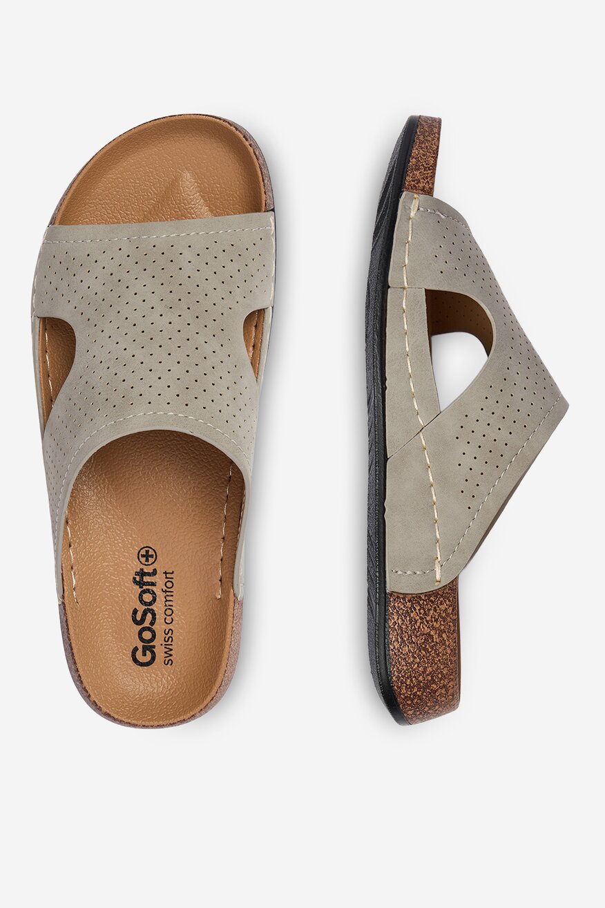 
                        Шльопанець Go Soft CEO-W25701 СІРИЙ - 5906751838211