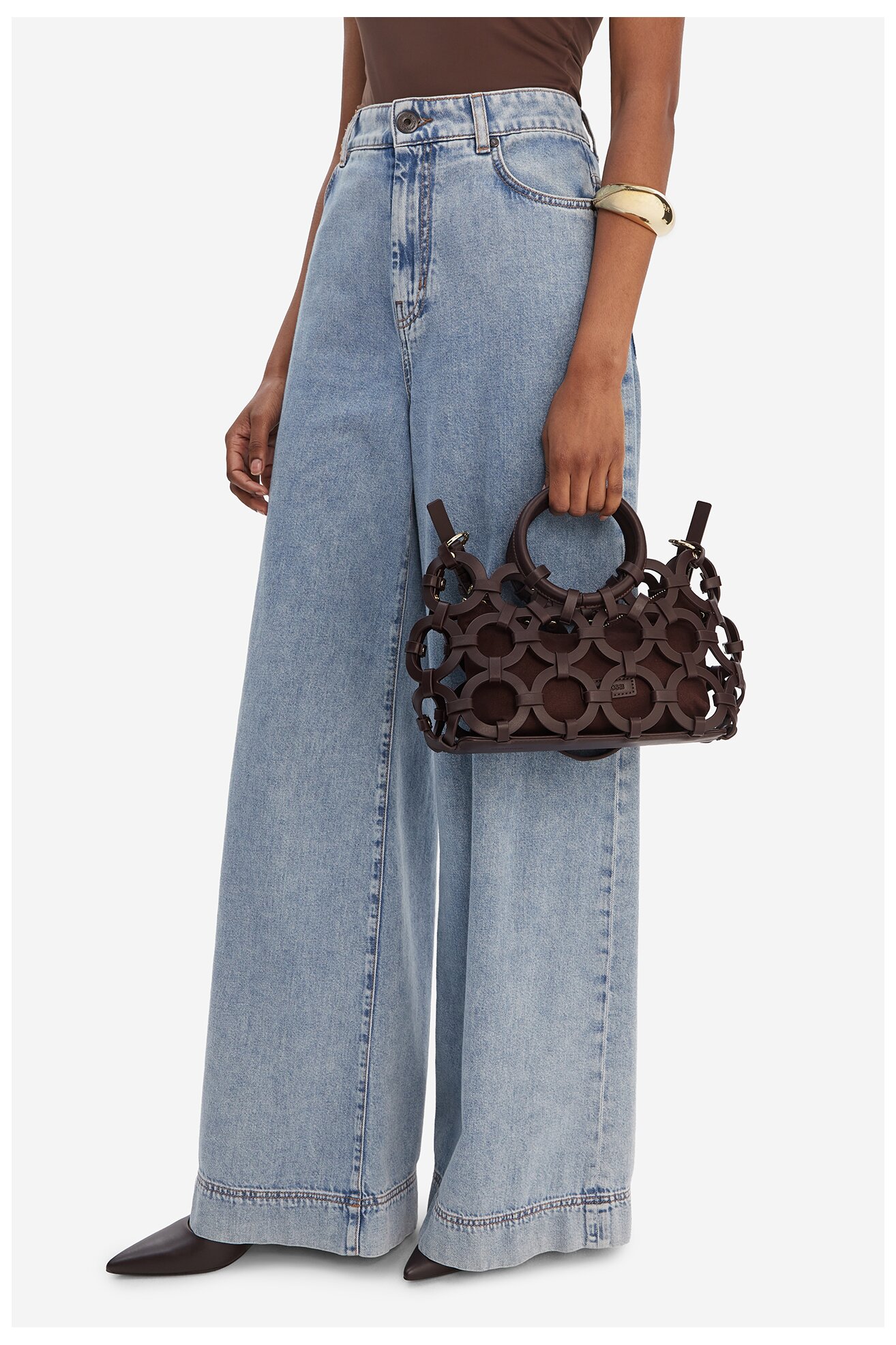 Kézitáska Gino Rossi EO-LDA3409C BARNA