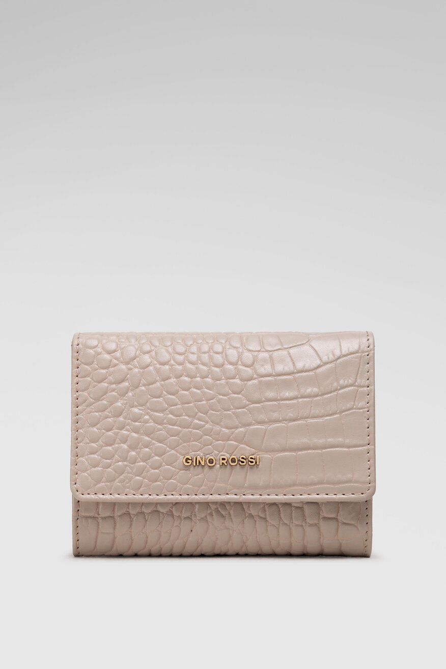 
                Gino Rossi - Mały portfel damski skórzany ze zwierzęcym motywem - 5904248789756
