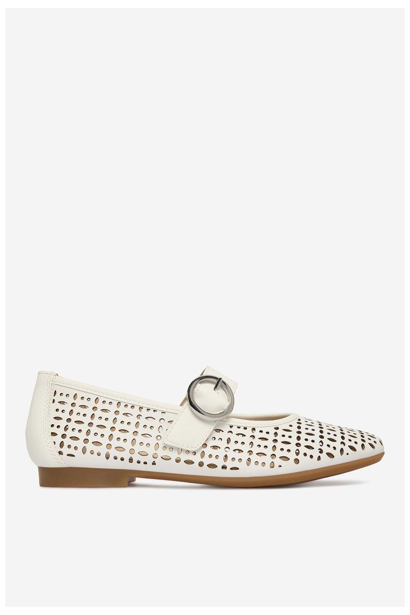 Baleriny Remonte CEO-D0K16-80 Biały