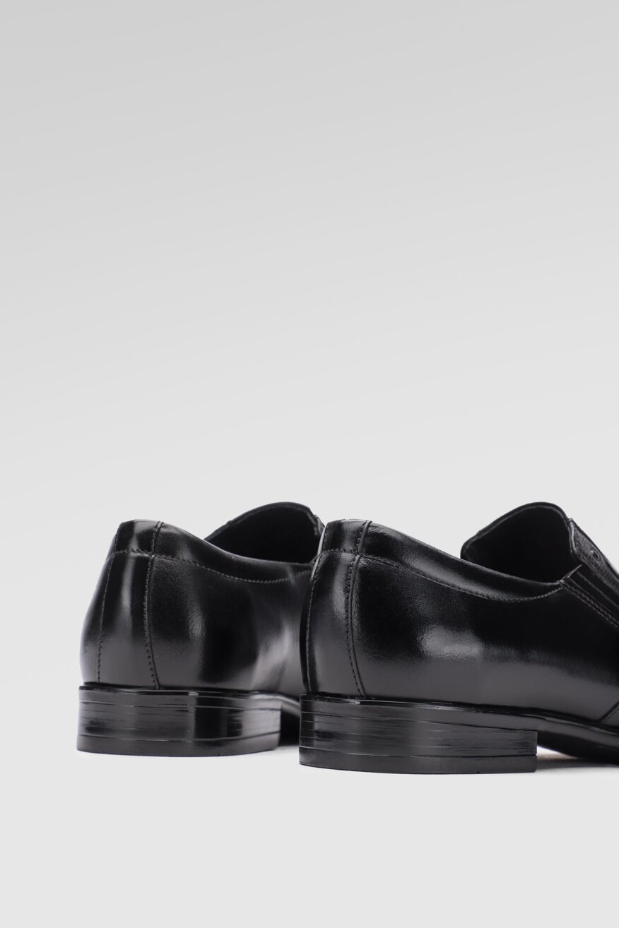 
                Lasocki for men - Skórzane półbuty czarne - 5903698160726