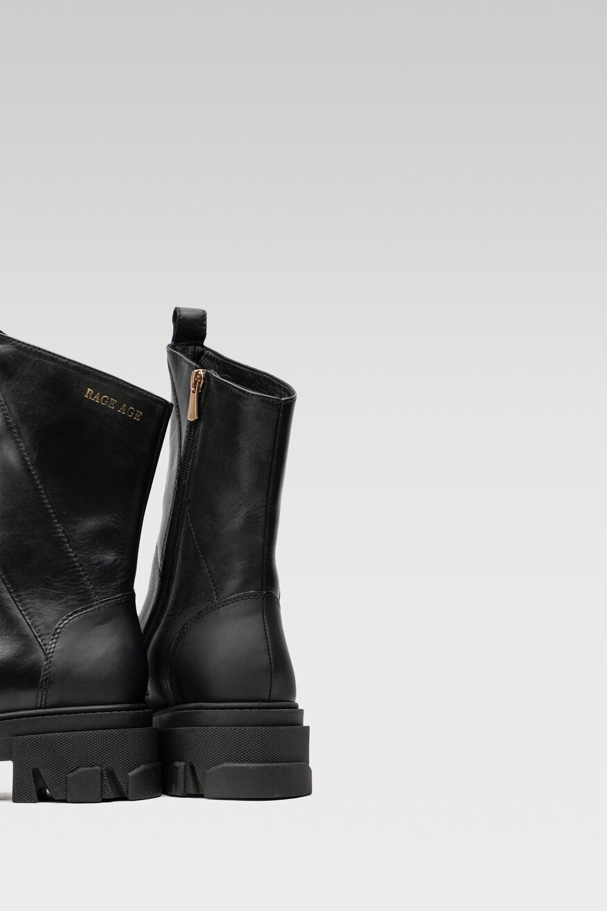 
                RAGE AGE - Botki czarne - 2230032348544