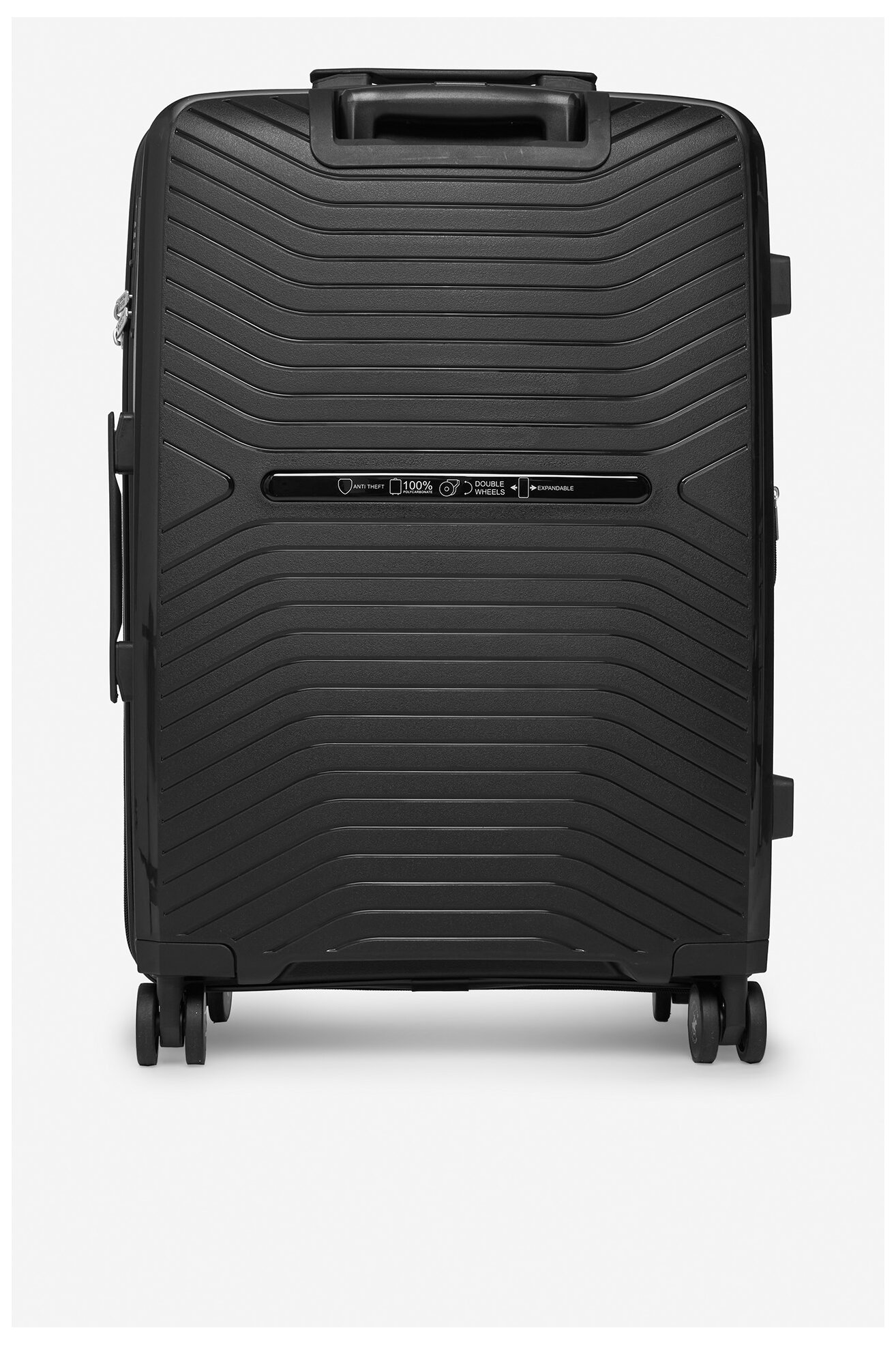 Walizka Beverly Hills Polo Club CEO-BHPC-WAL-007-M Czarny