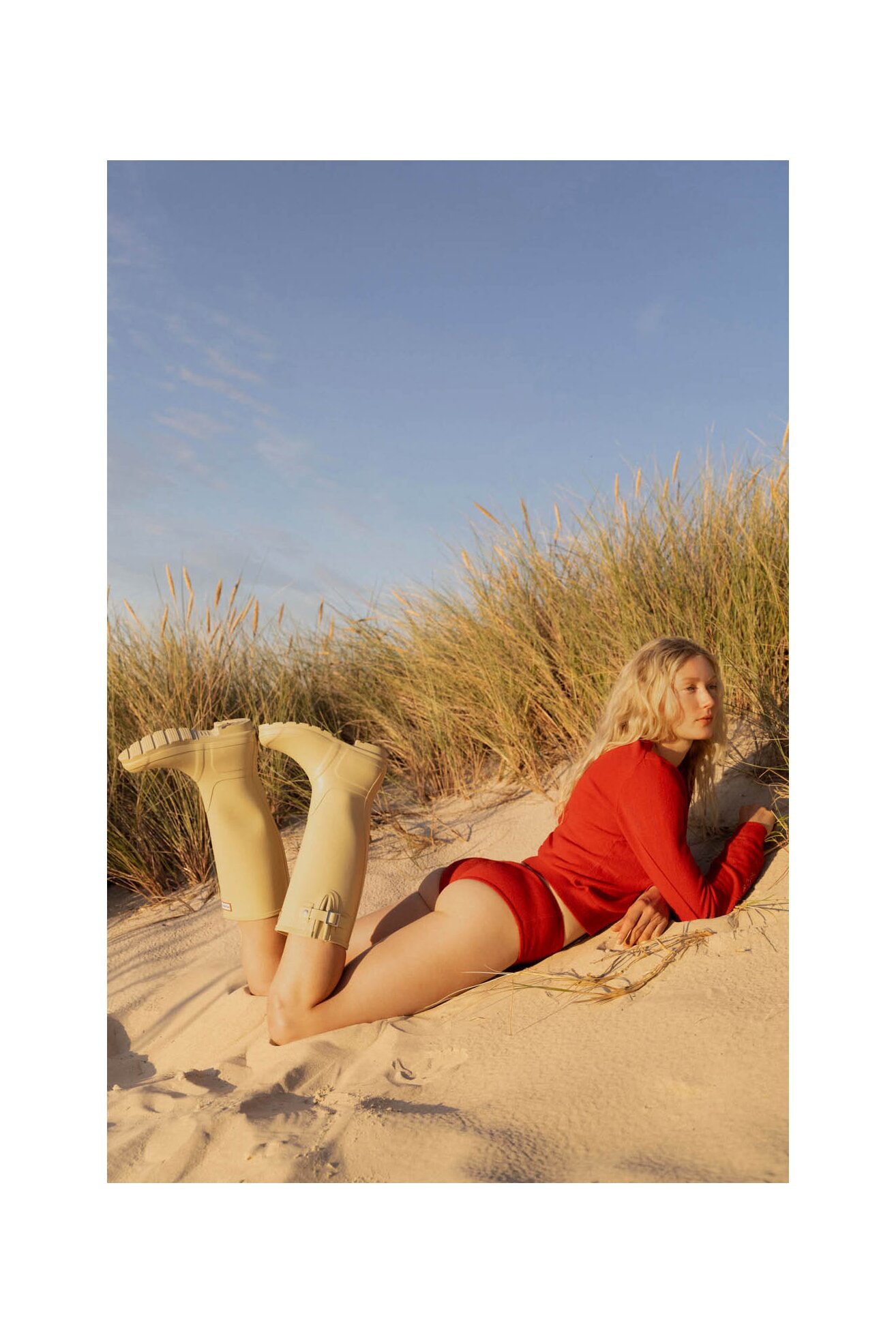 Cizme de cauciuc HUNTER HFW-005. CREM