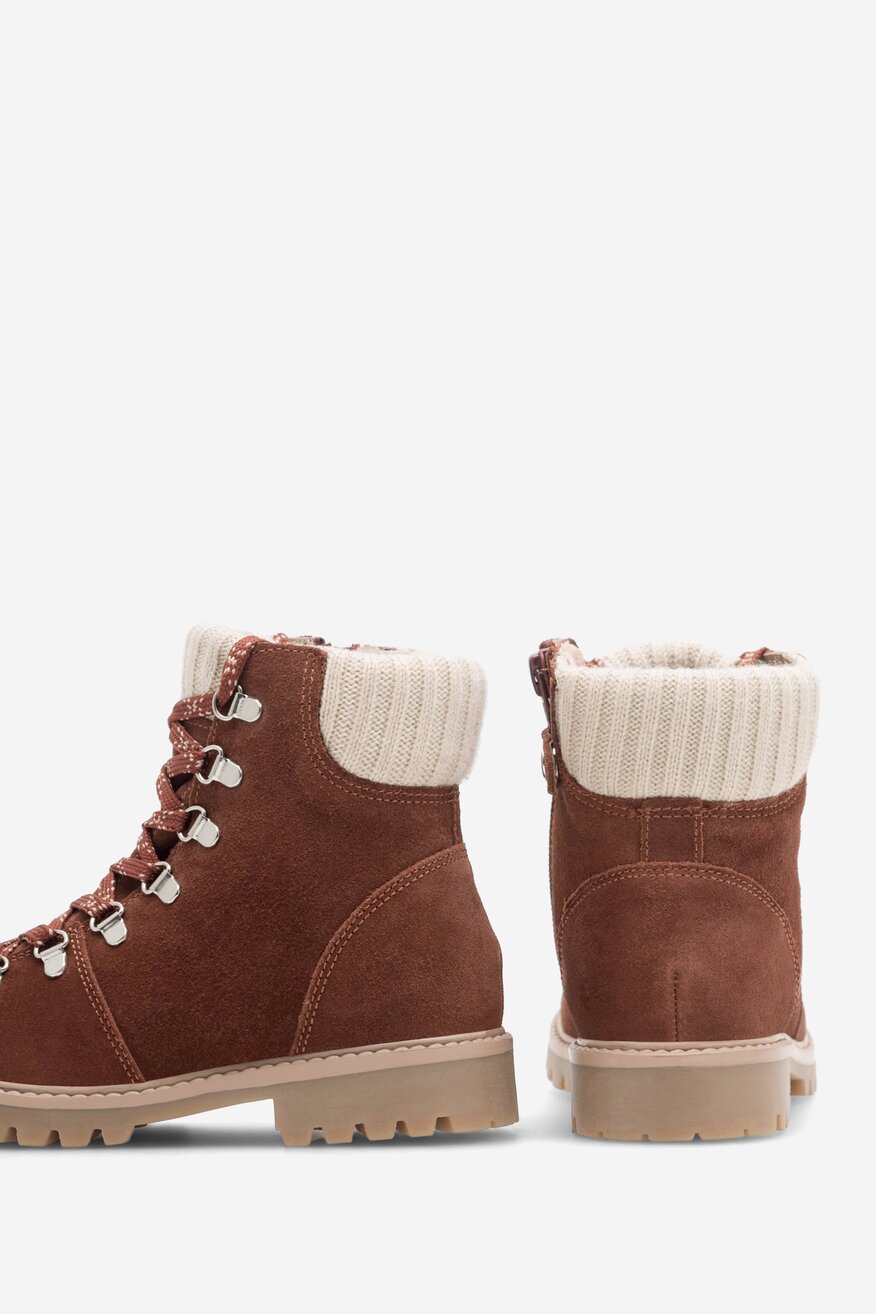 Šněrovací vyšší obuv Lasocki Kids ČERVENÁ - 5905588186335