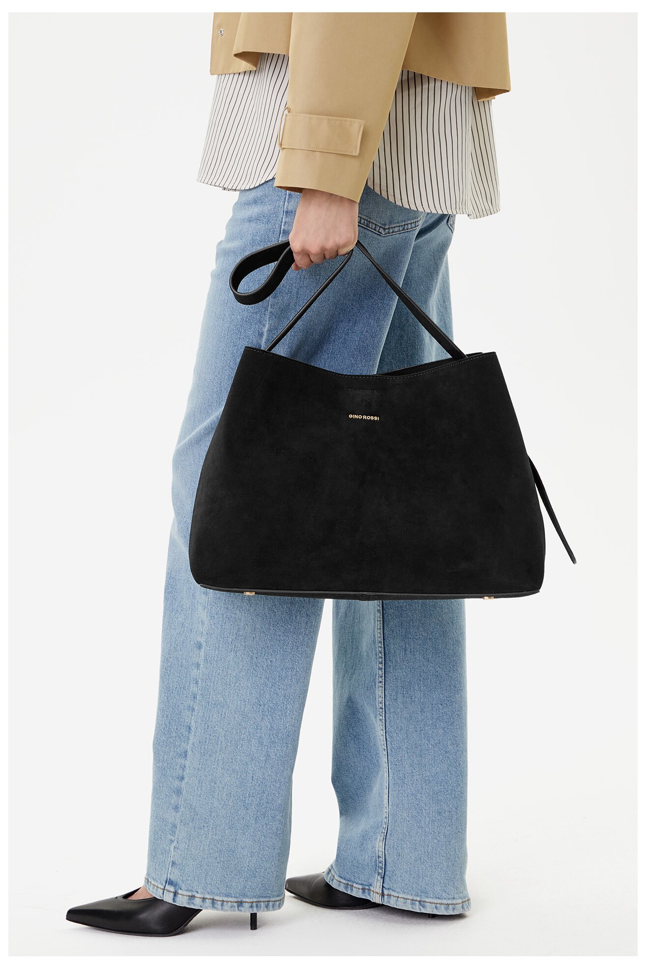 Дамска чанта Gino Rossi EO-LARA-513-518-2 ЧЕРЕН