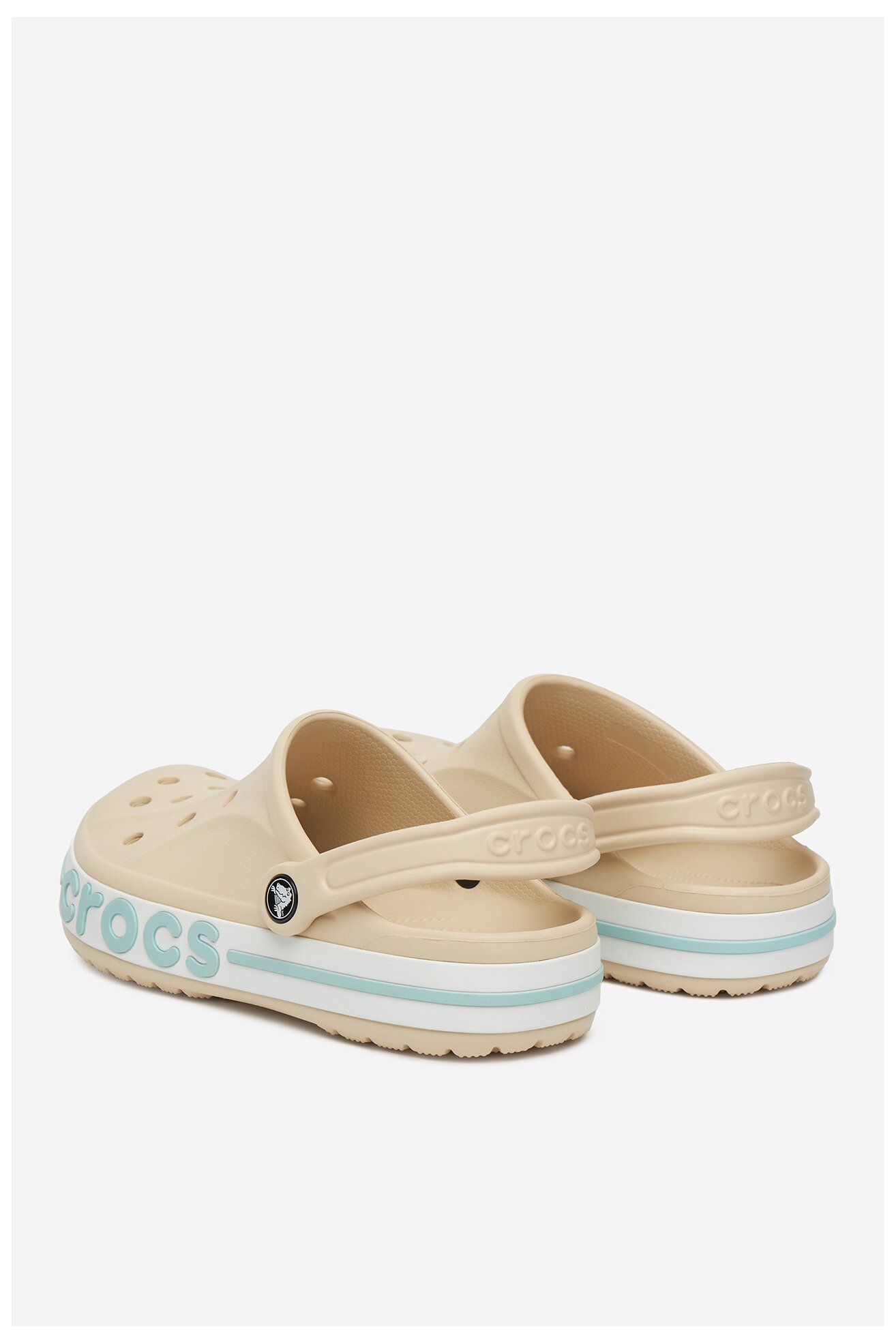 Klapki basenowe Crocs C-BAYABAND CLOG 205089-1LI Beżowy