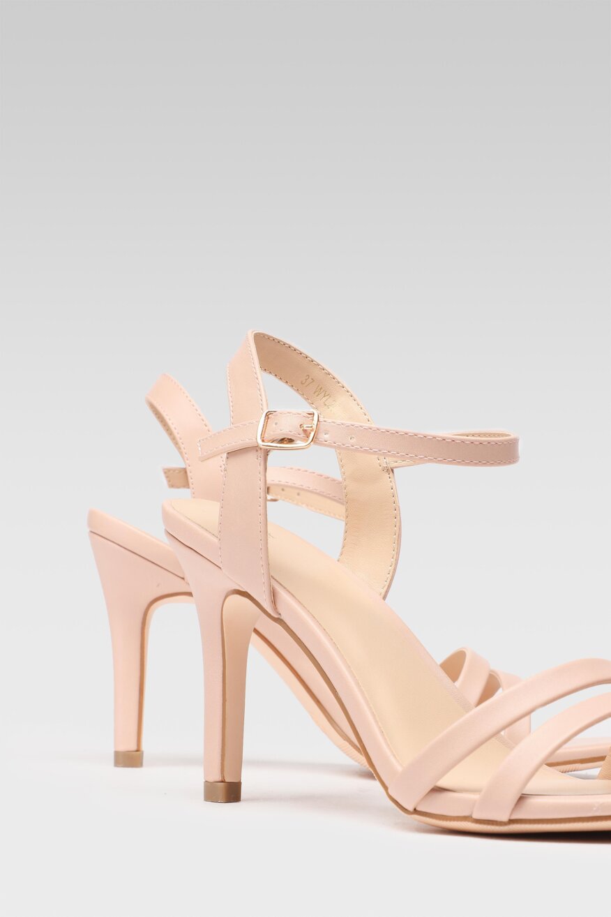 Jenny Fairy - Sandały na obcasie pastelowe - 5903698318851