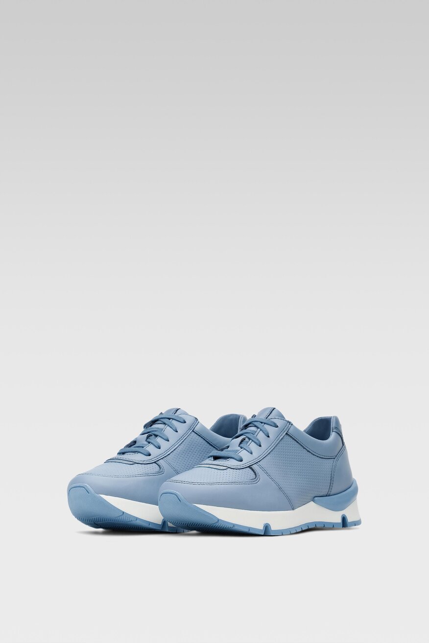 Lasocki - Skórzane półbuty jeansowe - 5904248470111