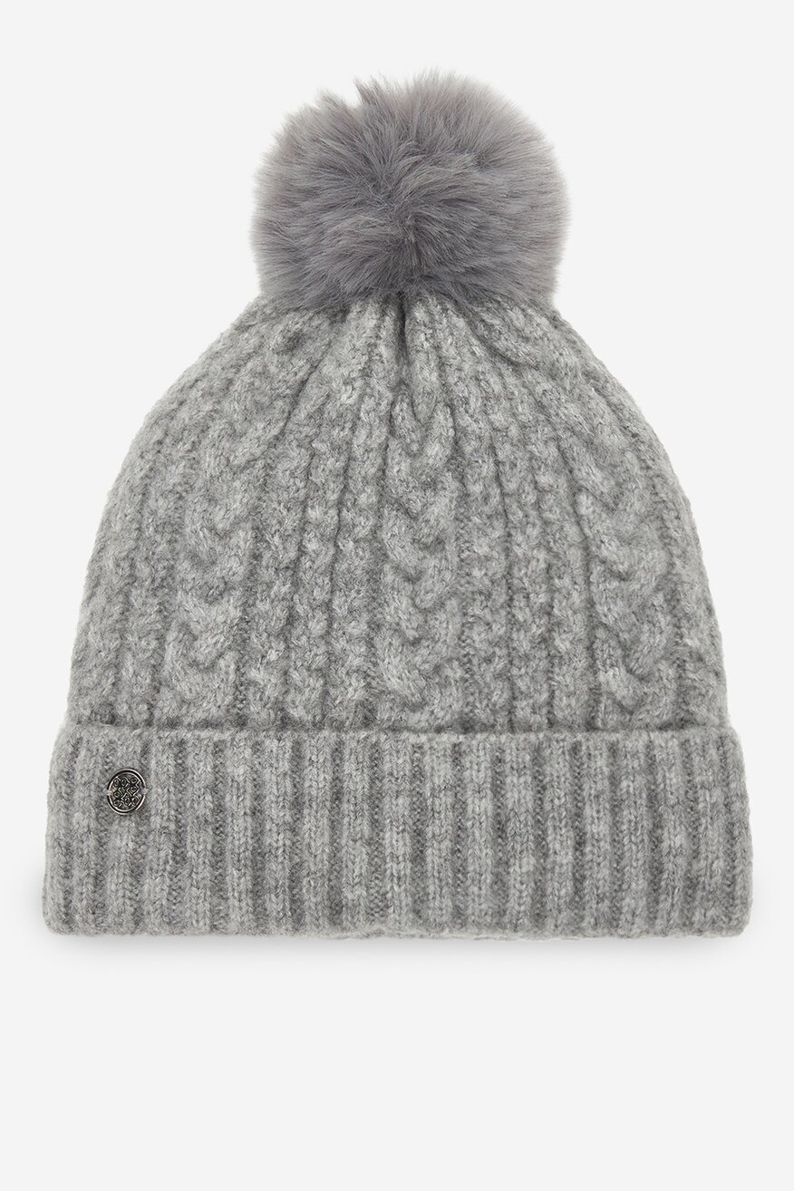 Női sapka NINE WEST CEO-NW-W3-002-AW25 SZÜRKE - 5906751365342