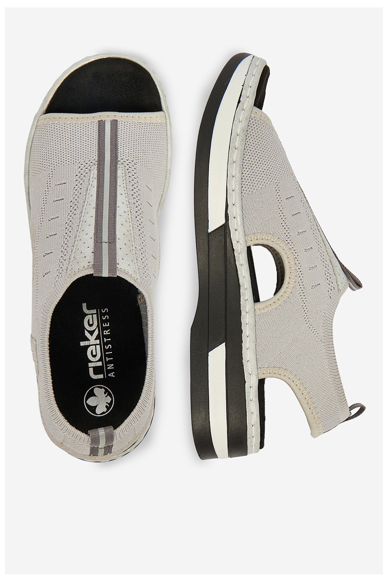 Sandały Rieker CEO-V59B5-90 Srebrny