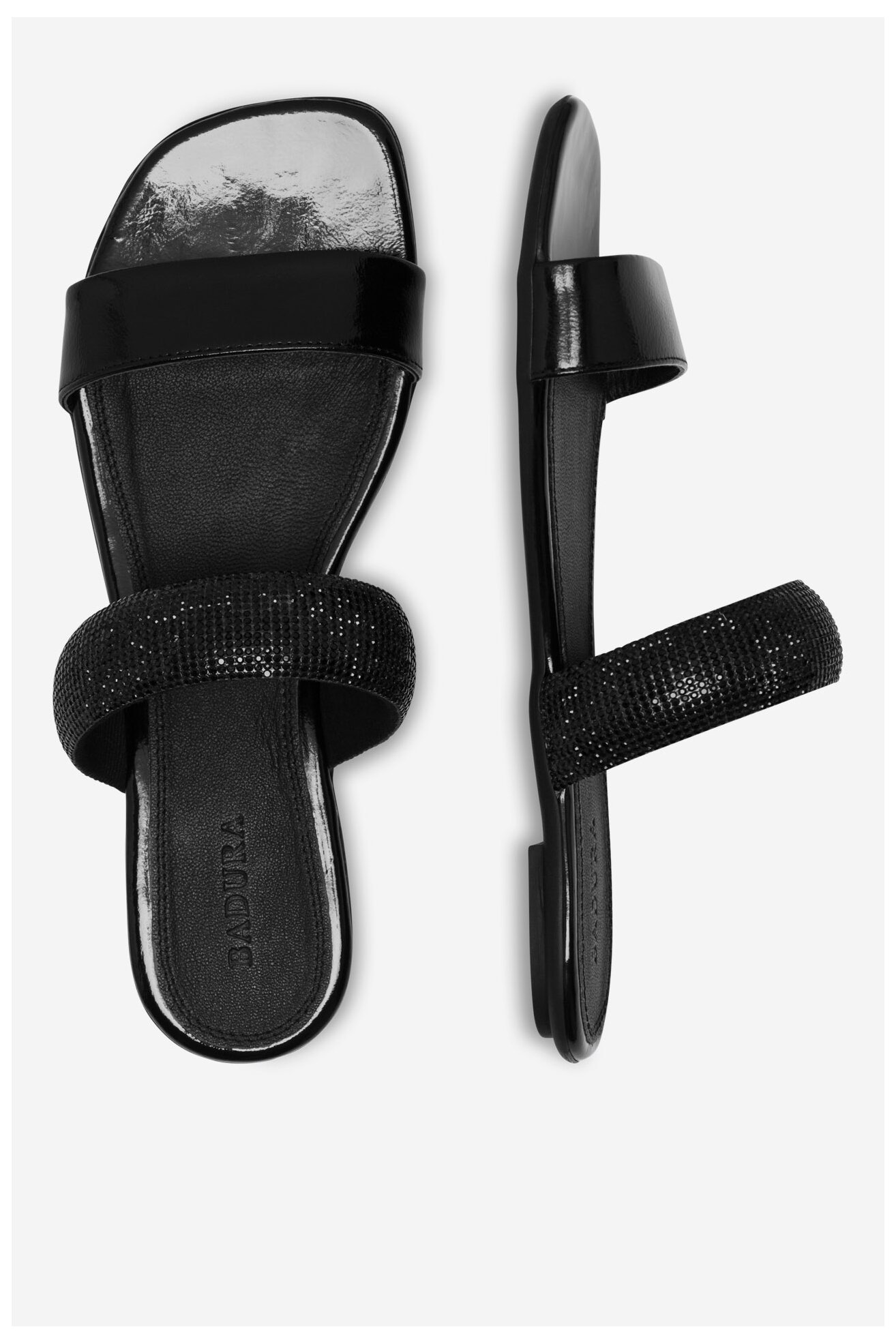 Șlapi Badura GINO-01W3-014 NEGRU