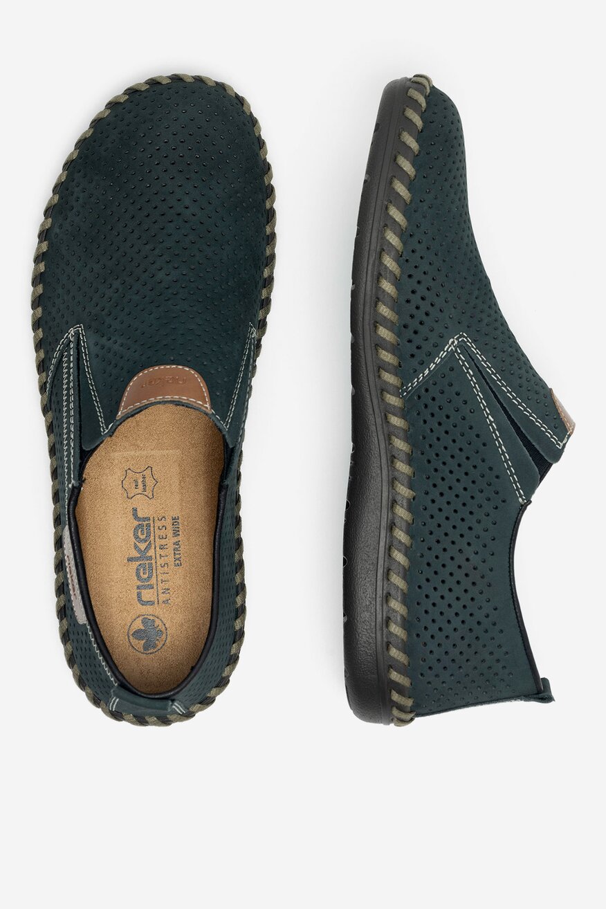 
                Rieker - Półbuty skórzane wsuwane - 2230056167008