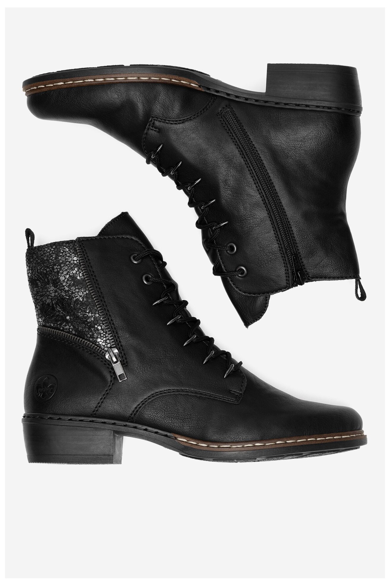 Csizma Rieker Y0800-00 FEKETE