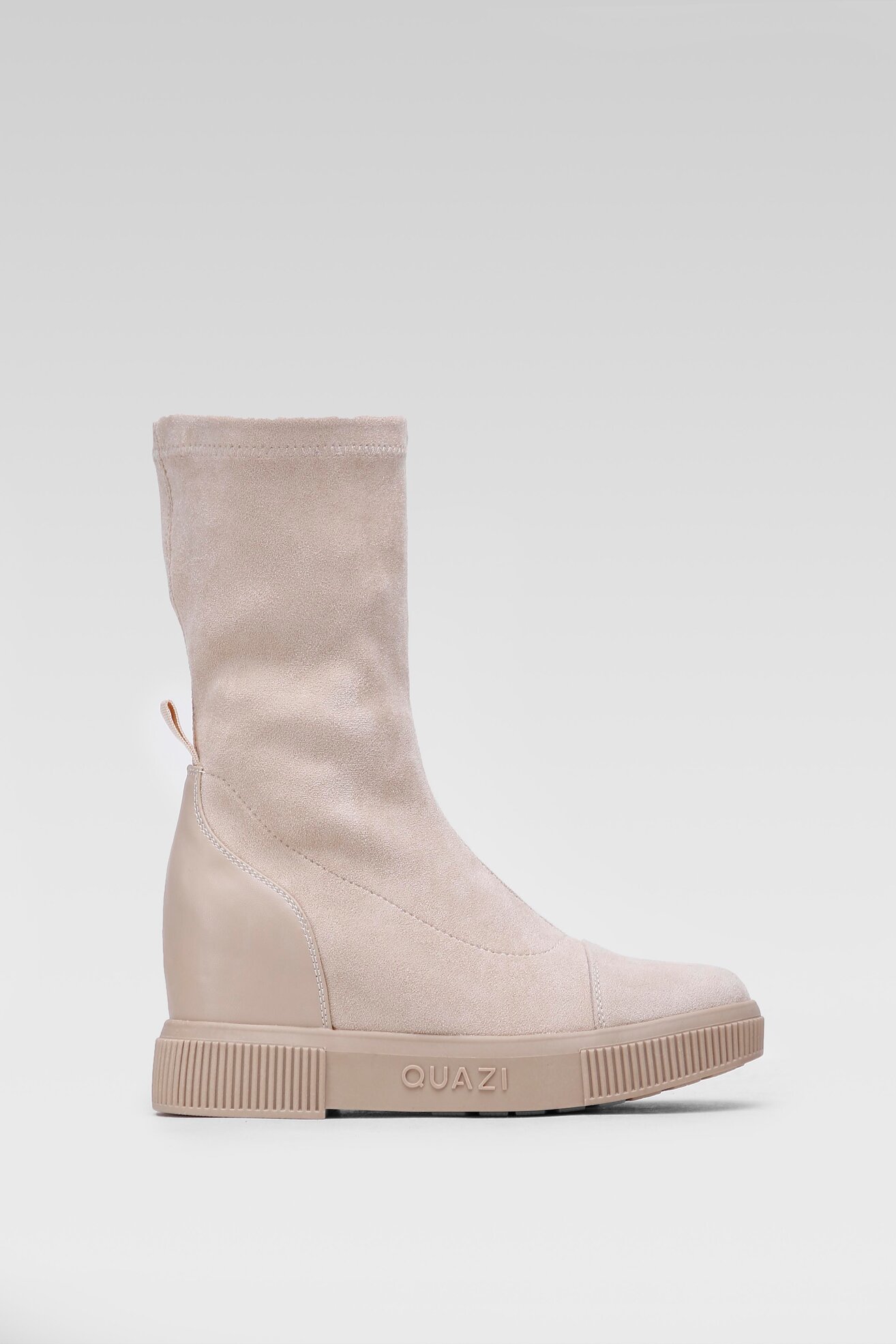 Botki Quazi NATTALIE-01 Beżowy
