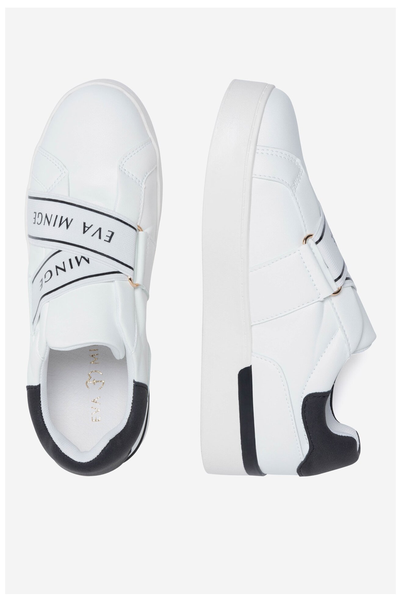 Sneakerși EVA MINGE WYL3796-2 ALB