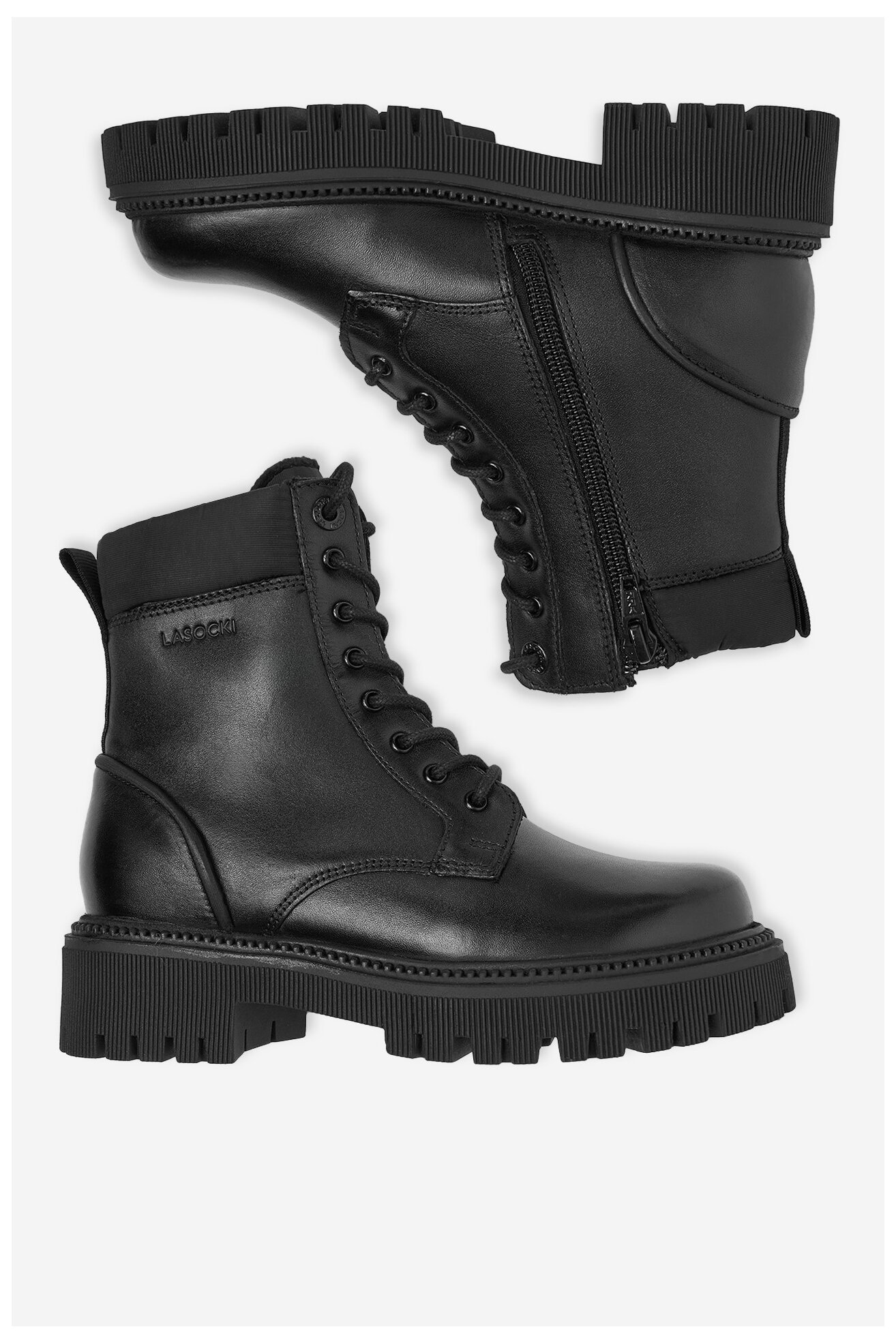 Šněrovací vyšší obuv Lasocki Young CEO-CI12-BETINA-07 ČERNÁ