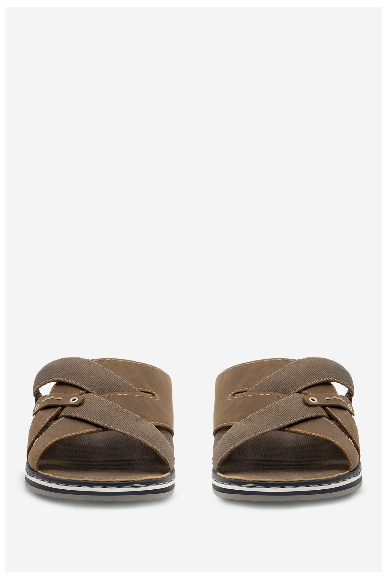 Klapki Rieker 21599-24 Brązowy