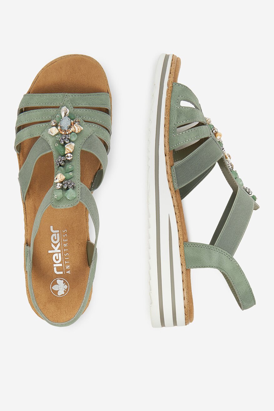 
                Szandál Rieker VILÁGOSZÖLD - 2230078396264