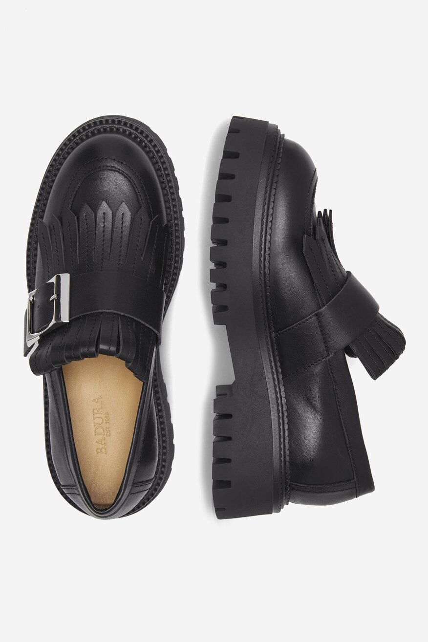 Badura - Loafersy skórzane - 5905588513766