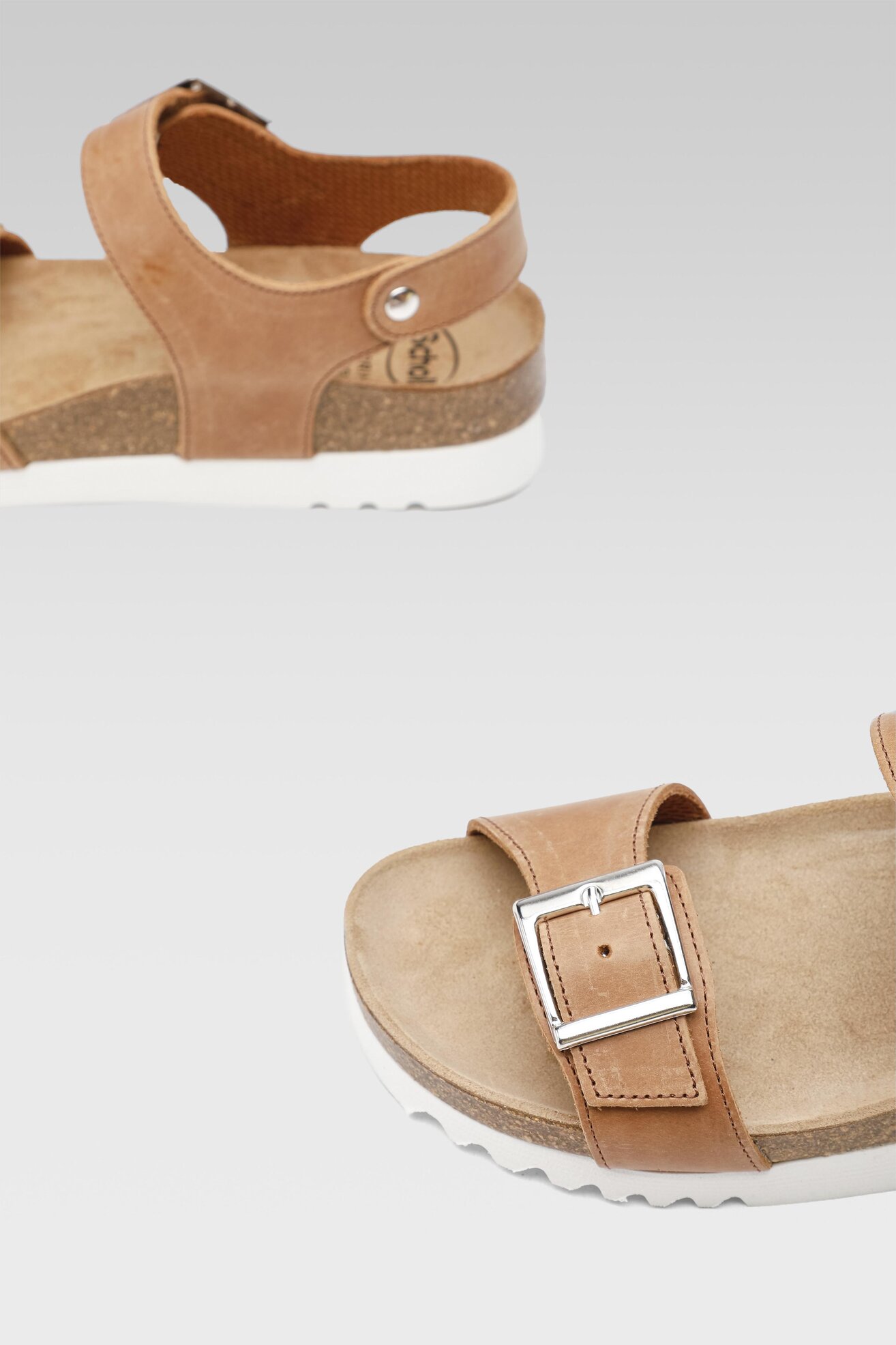 Sandały Scholl F29377 FILIPPA SANDAL MED 1175 Brązowy