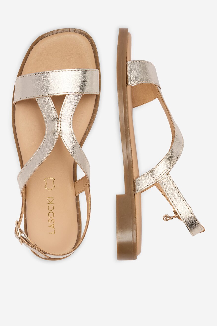 
                Lasocki - Sandały skórzane - 5906751895962