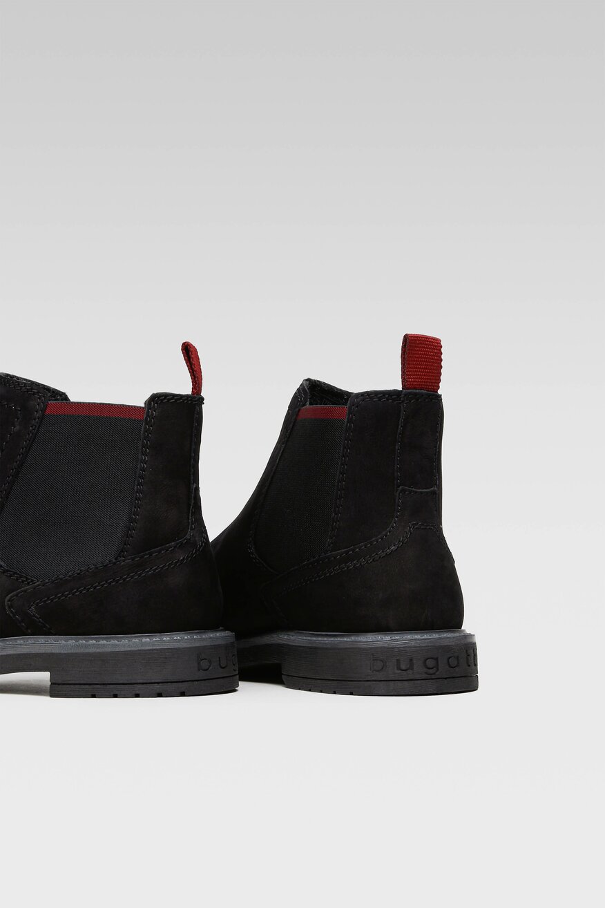 
                Bugatti - Skórzane botki czarne - 5904248899752