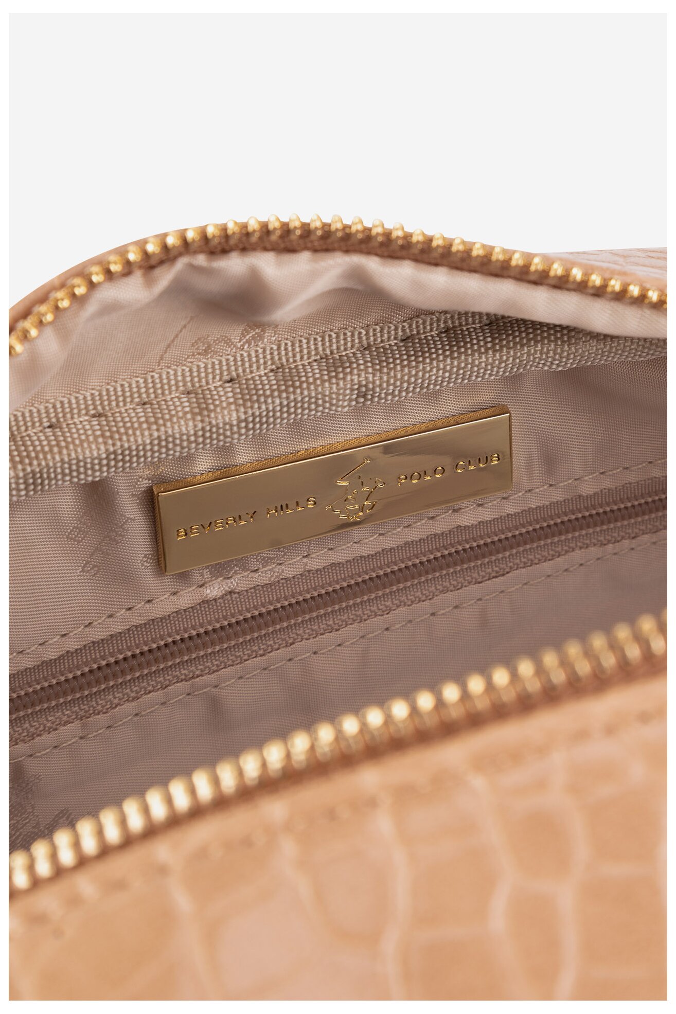 Козметична чантичка Beverly Hills Polo Club BHPC-W1-001-AW24 БЕЖОВ