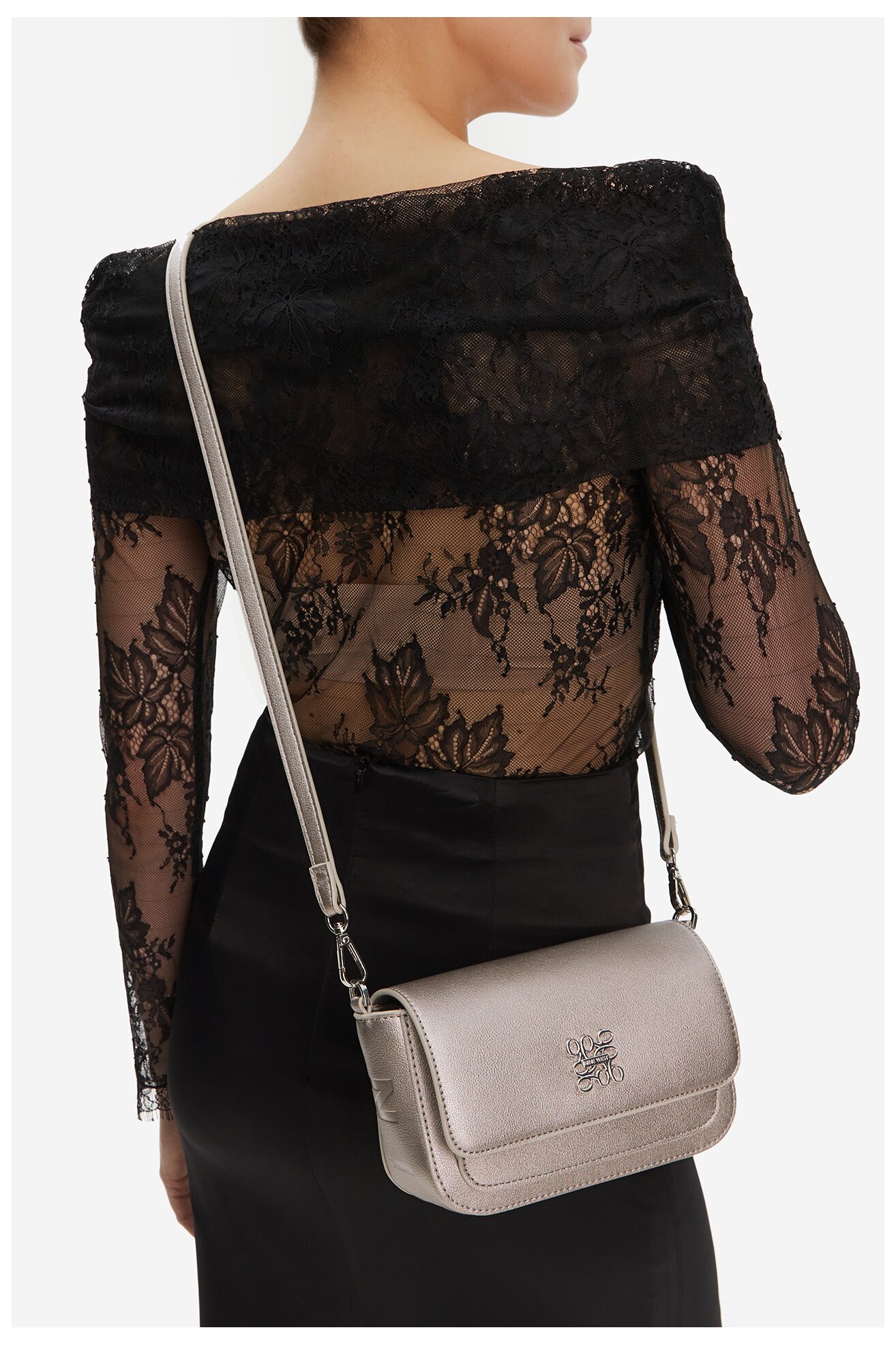 Kézitáska NINE WEST CEO-LAYLA-S241045 EZÜST