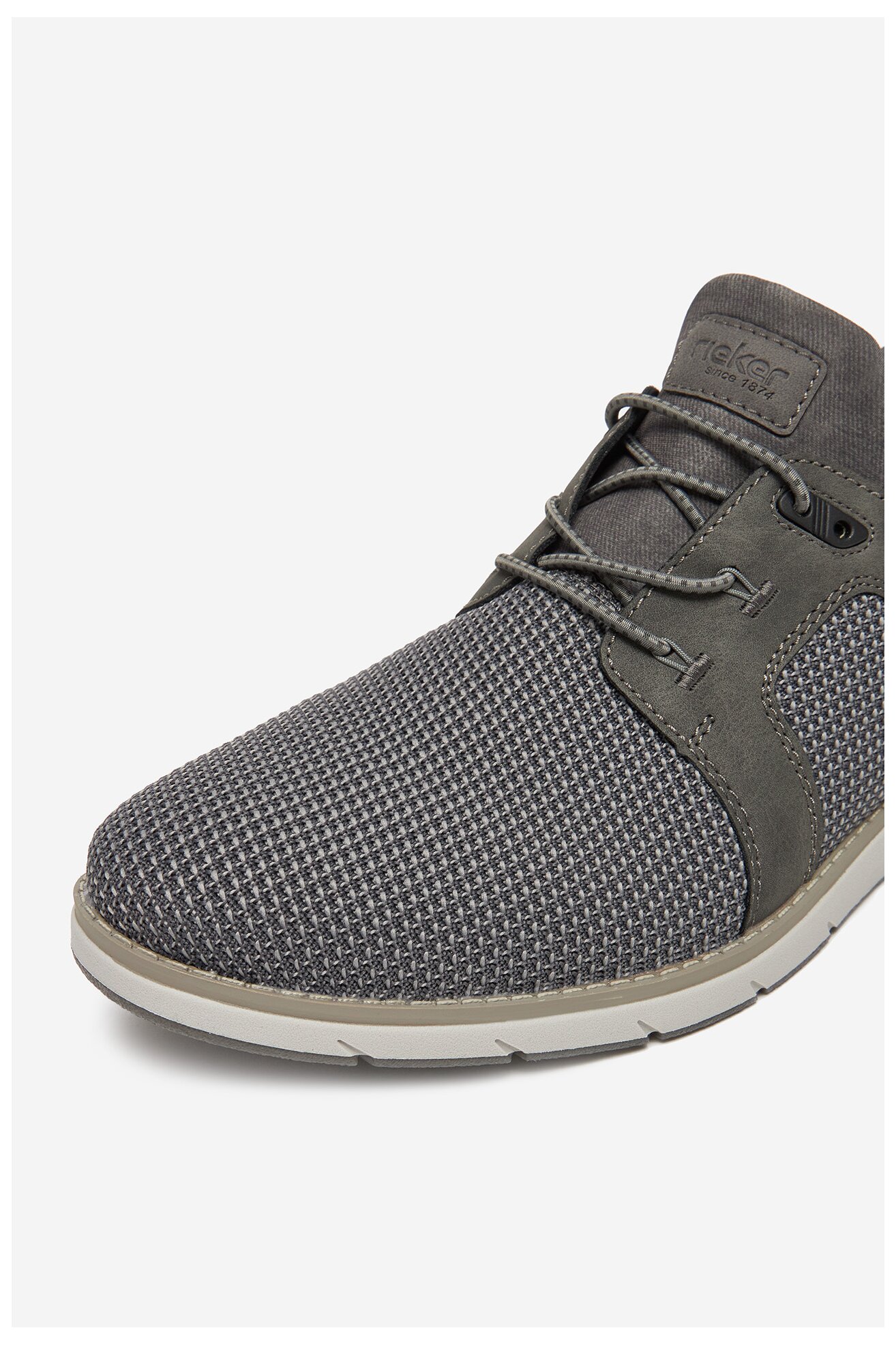 Półbuty Rieker 11358-42 Szary