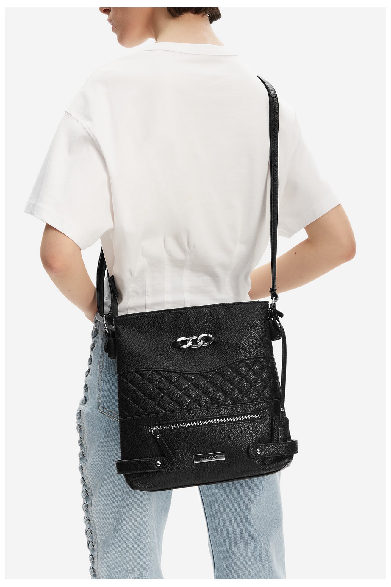 Torebka Rieker H1072-01 Czarny