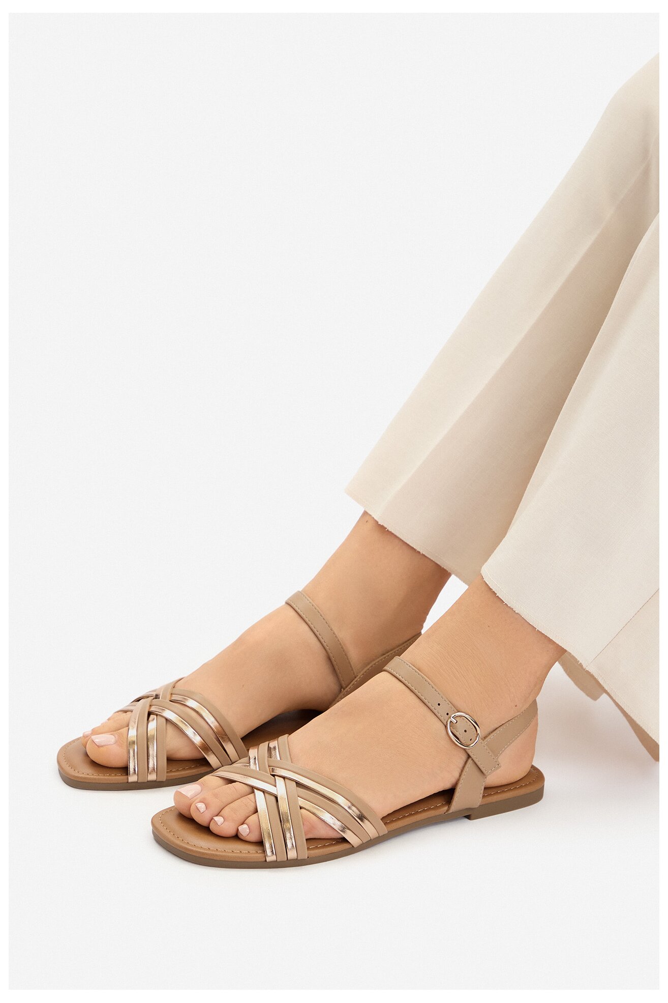 Sandały Jenny CEO-6Z9794-2 Beżowy