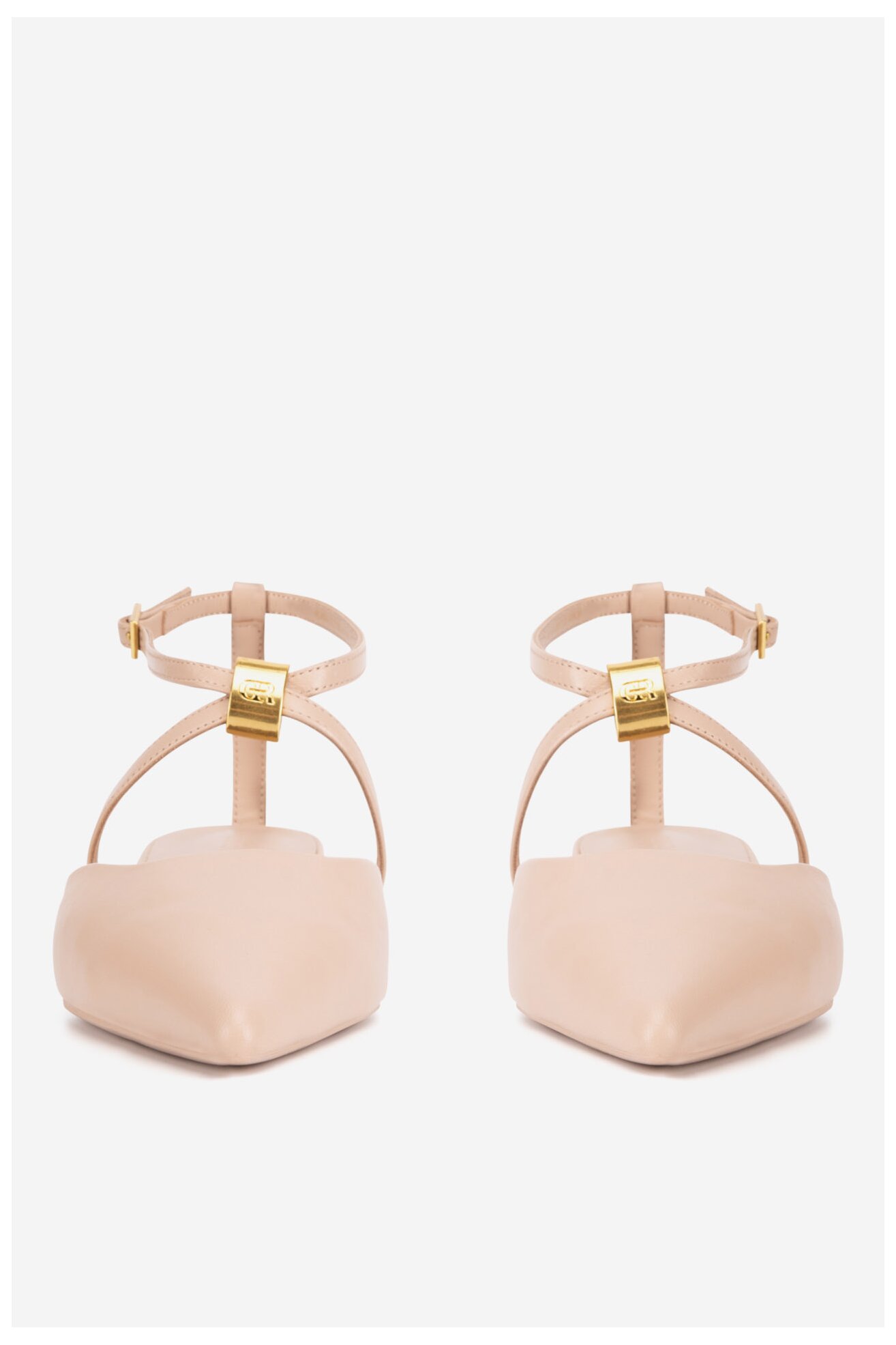 Baleriny Gino Rossi ALANA-SLT593-X8 Beżowy