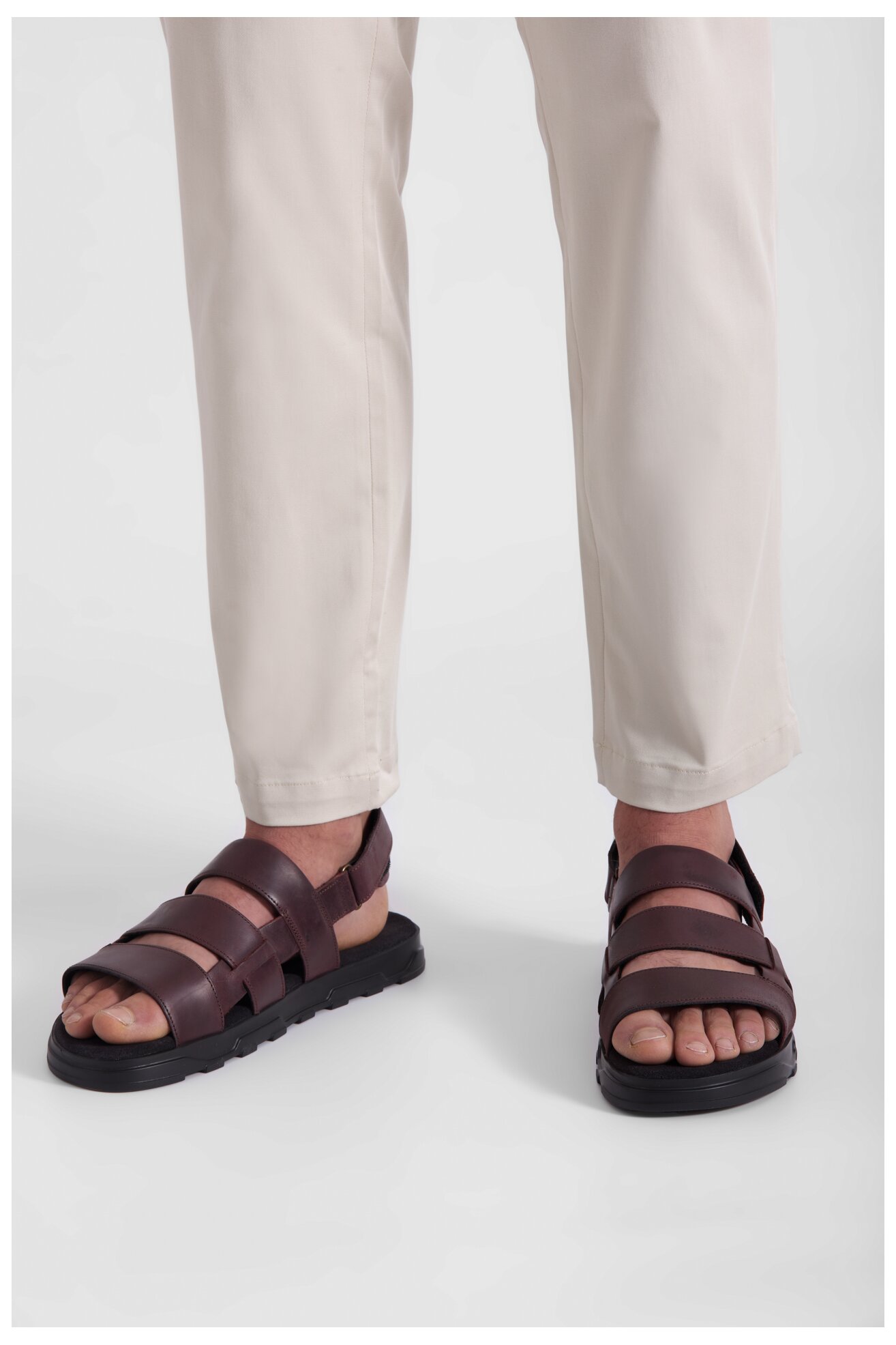 Sandały Badura MOTTU-288 MI08 Bordowy