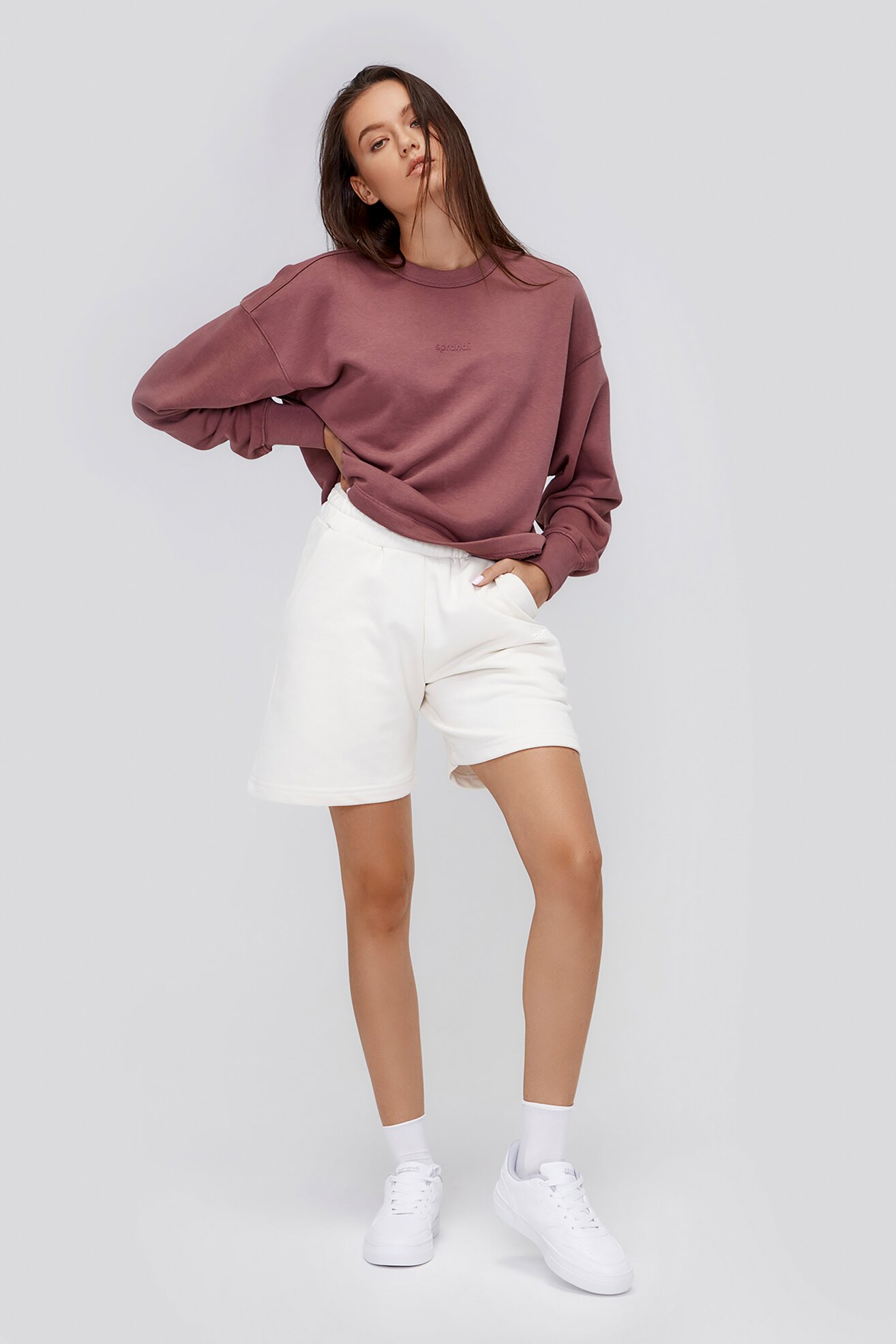 Spodenki Sprandi SS21-SHD002 Biały