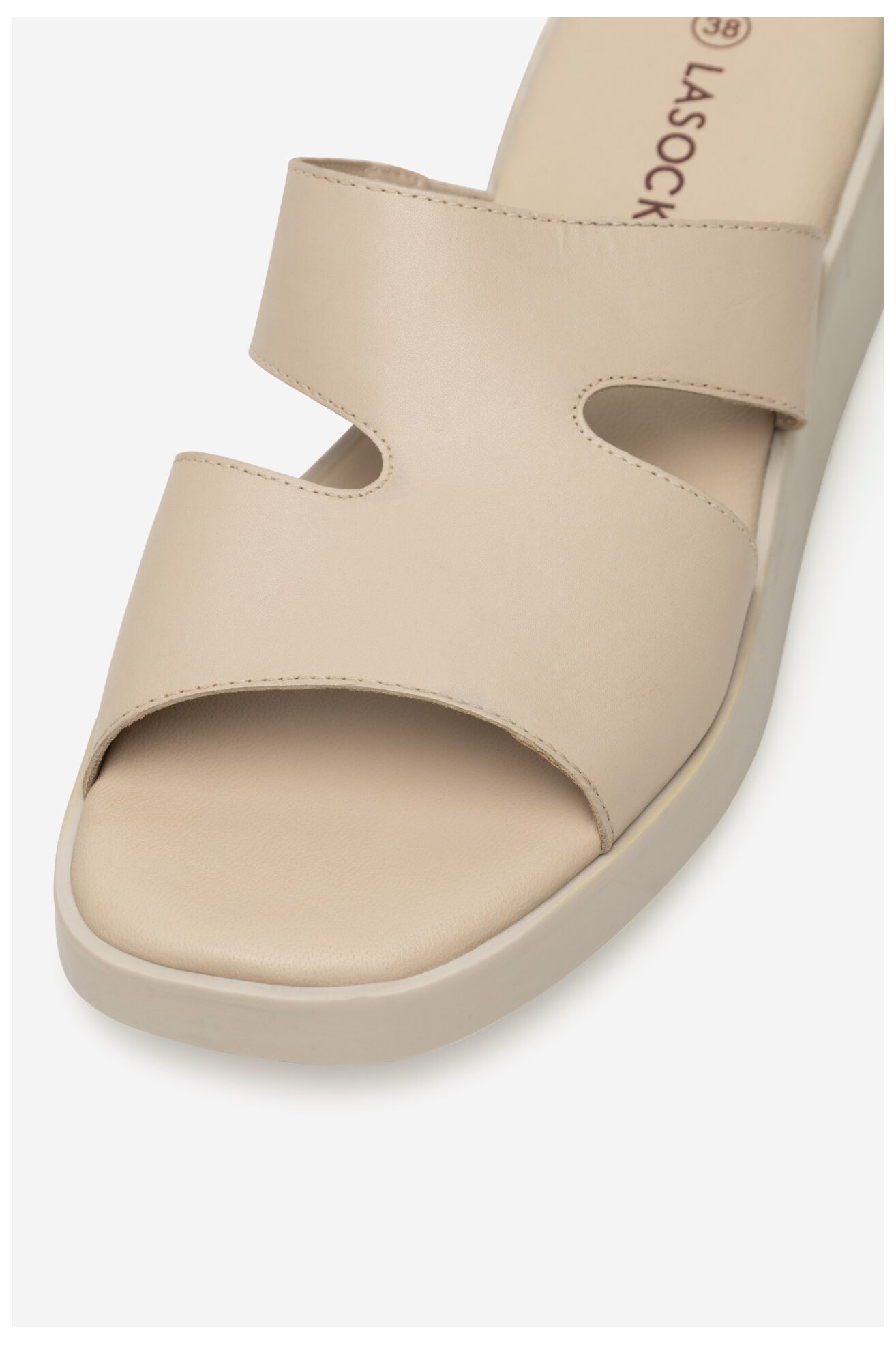 Klapki Lasocki WI16-KIMBALLY-03 Beżowy