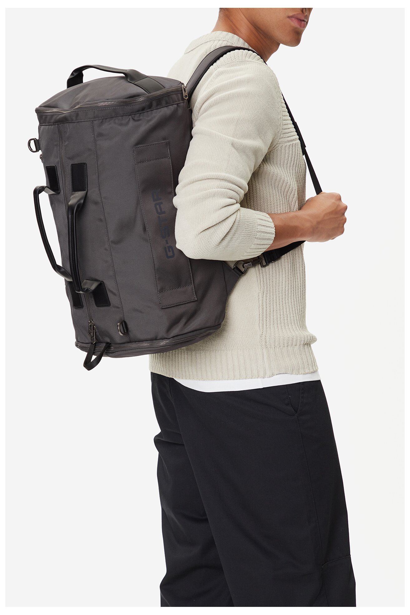 Мъжка чанта G-STAR RAW CEO-LEO-LX20038J ТЪМНОСИВ