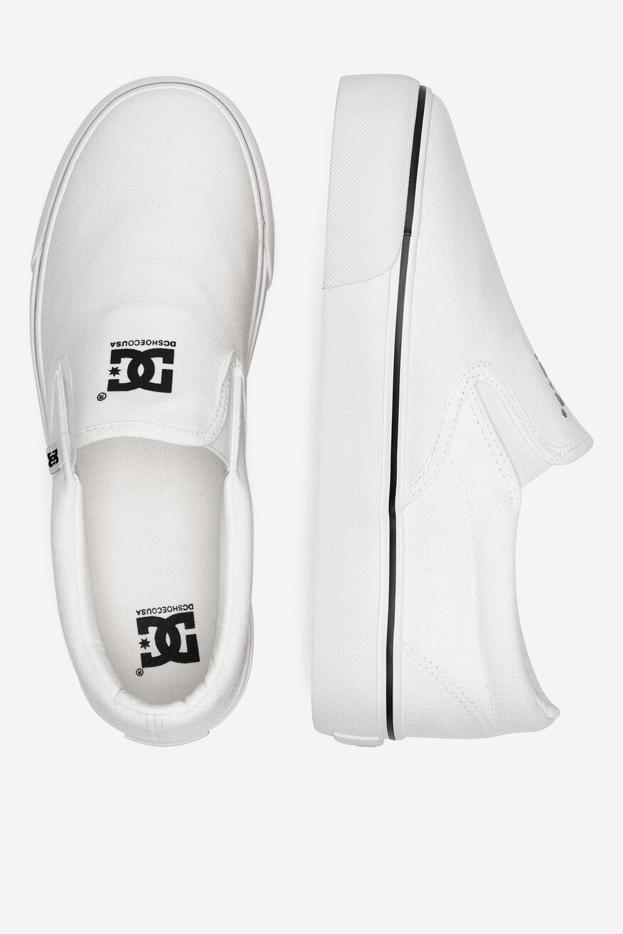 Plátěná obuv DC Shoes BÍLÁ - 5903698019642