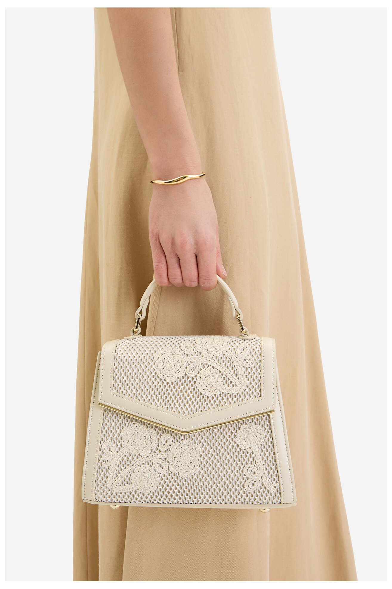 Torebka NINE WEST CEO-WALL STREET GLOW-KY318 Beżowy