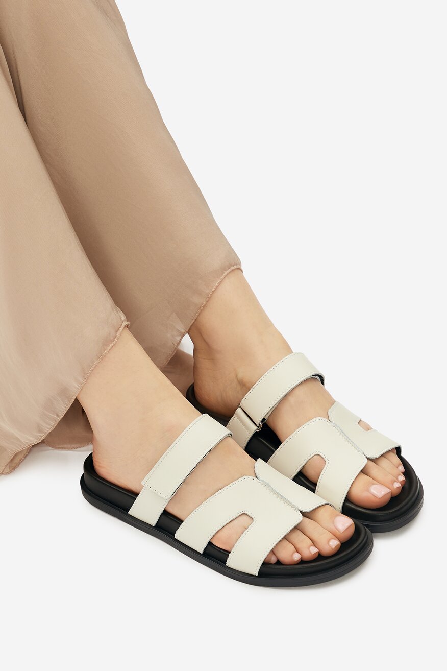 Șlapi Gino Rossi ALB - 5906751056943