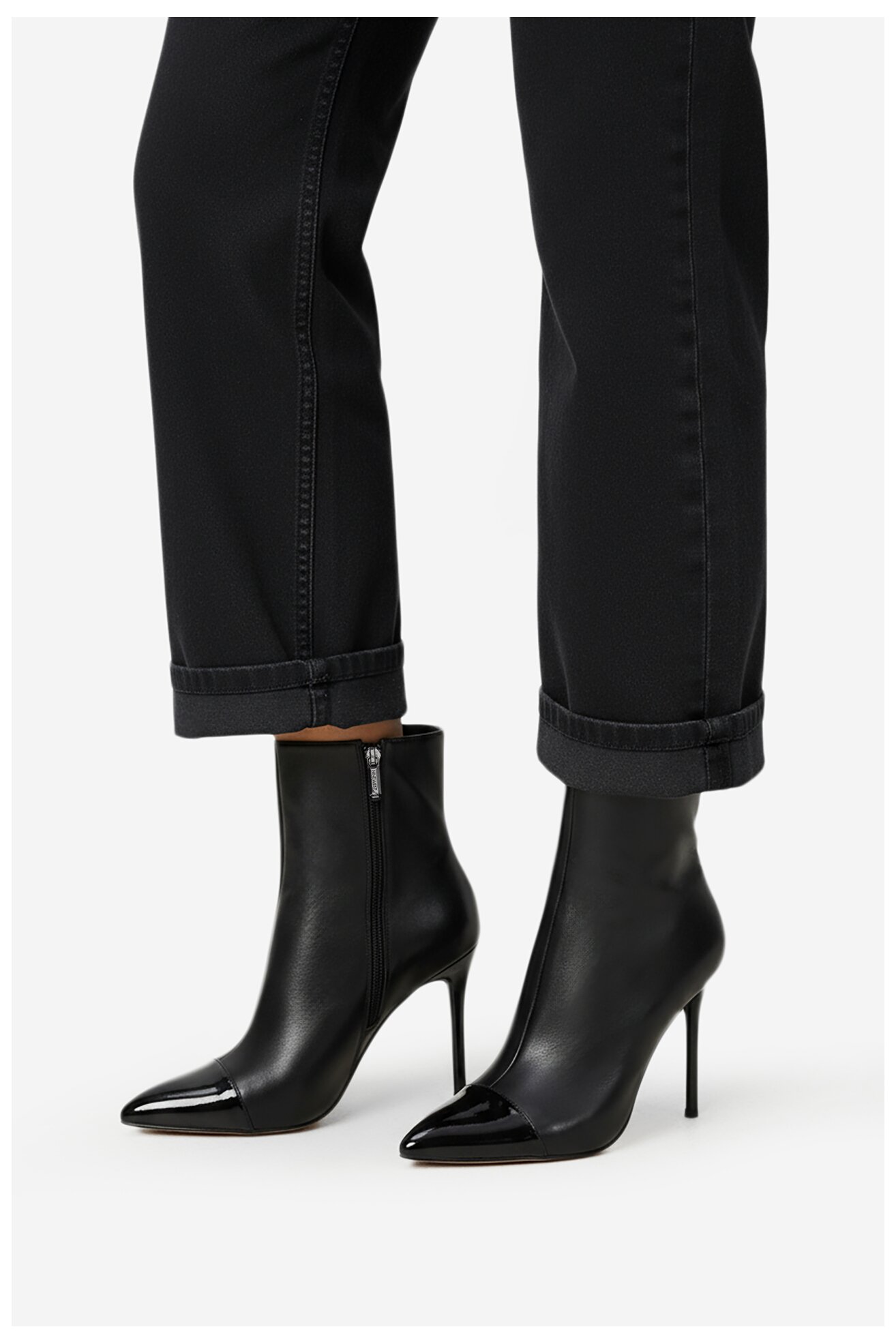 Kratke čizme NINE WEST CEO-MAYA-01 CRNA