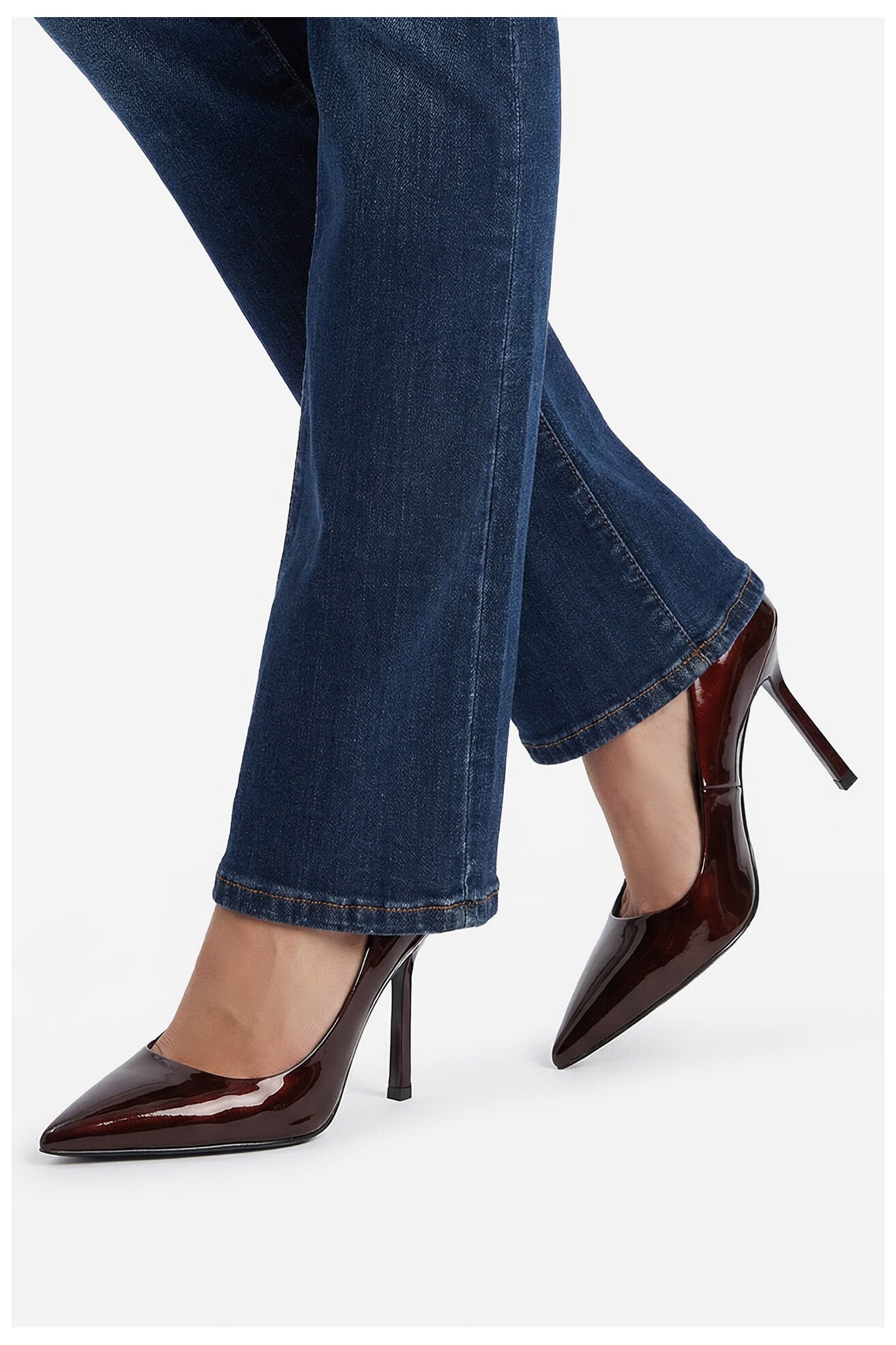 Czółenka EVA MINGE EO-ESME-808-Y5P Bordowy