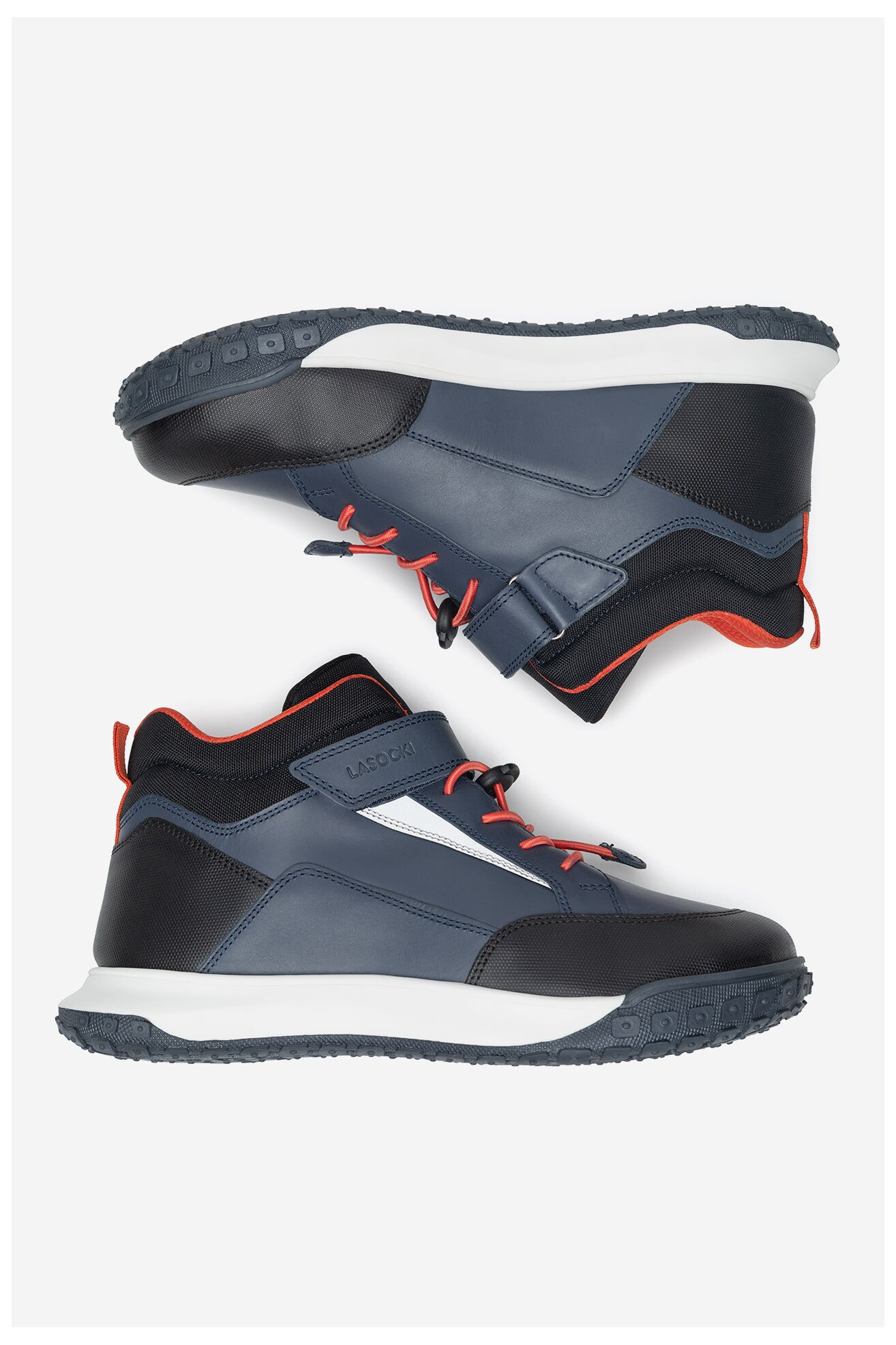 Šněrovací vyšší obuv Lasocki Young KARTO BI12-3138-21 TMAVĚ MODRÁ