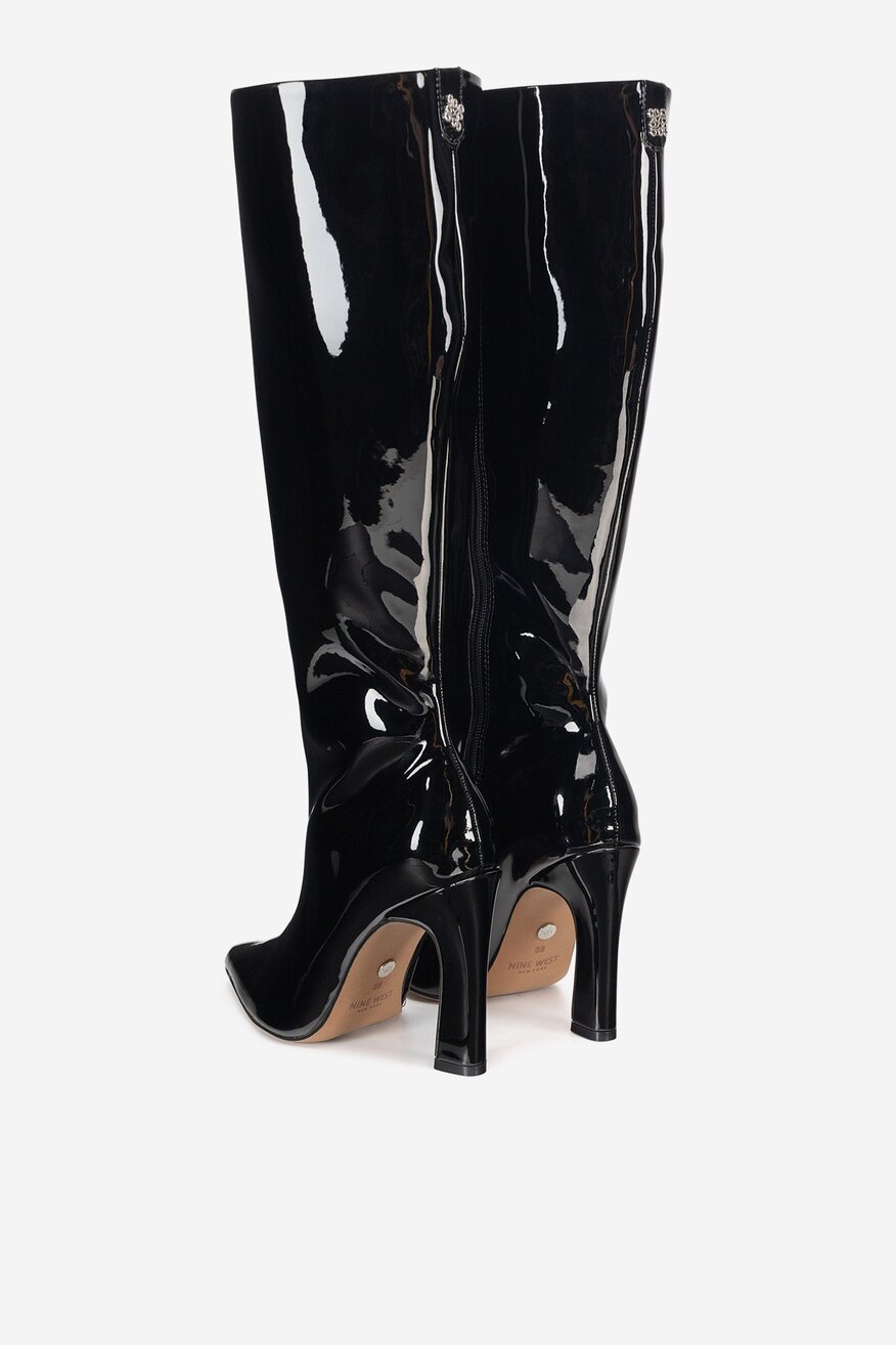 Kozačky NINE WEST ČERNÁ - 5903419352874
