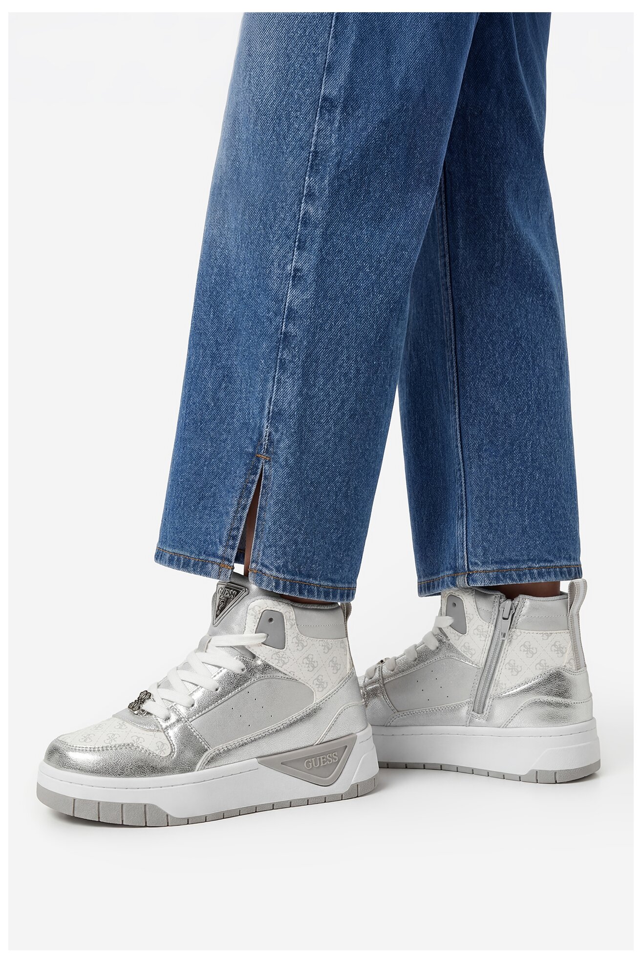 Patike GUESS CEO-BIC29272JJKF3GG01 SREBRNA