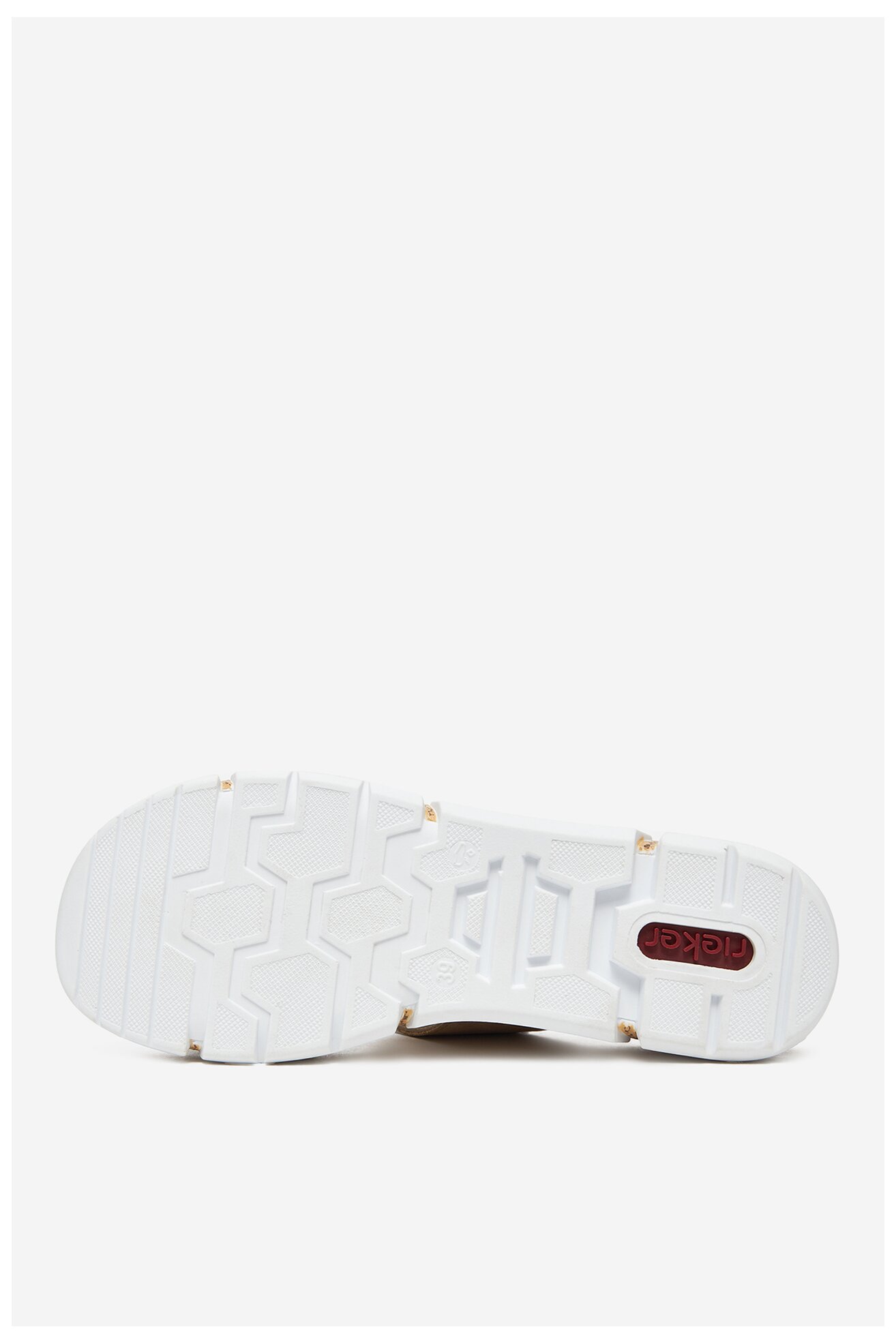 Klapki Rieker V2392-62 Beżowy ciemny